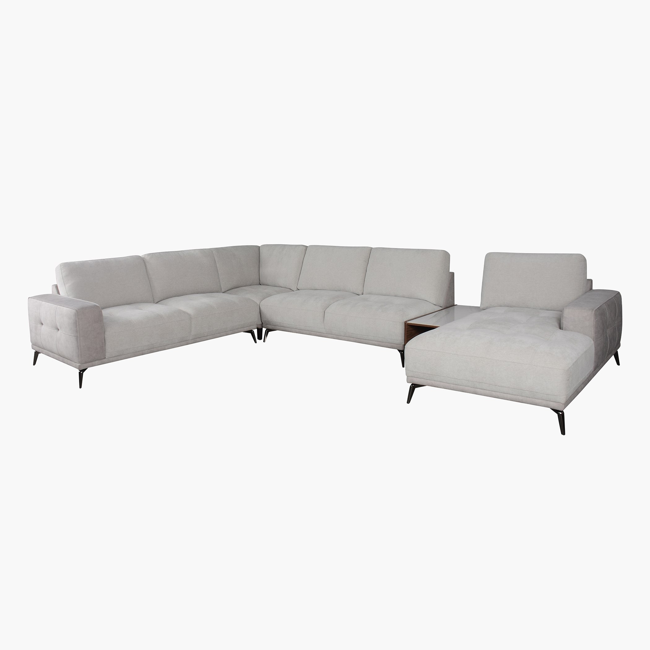 كنبة قماش زاوية يمين 5 مقاعد من تكساس مع طاولة شاي-hbxlivingroom-sofasandarmchairs-cornersofas-image-3