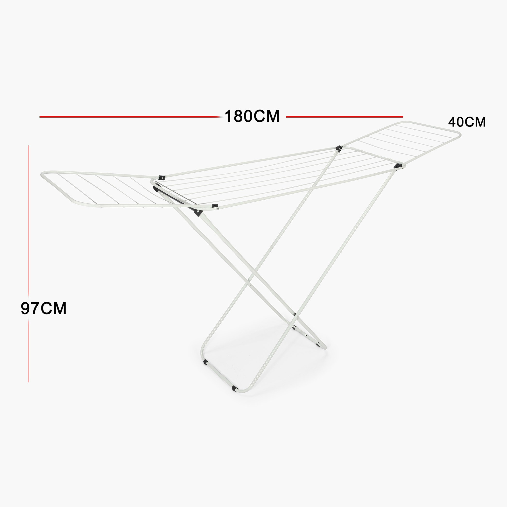 مجفف ملابس من أميتي - 180x40 سم-hbxhomeware-bathandlaundry-clothesdryingracks-image-3