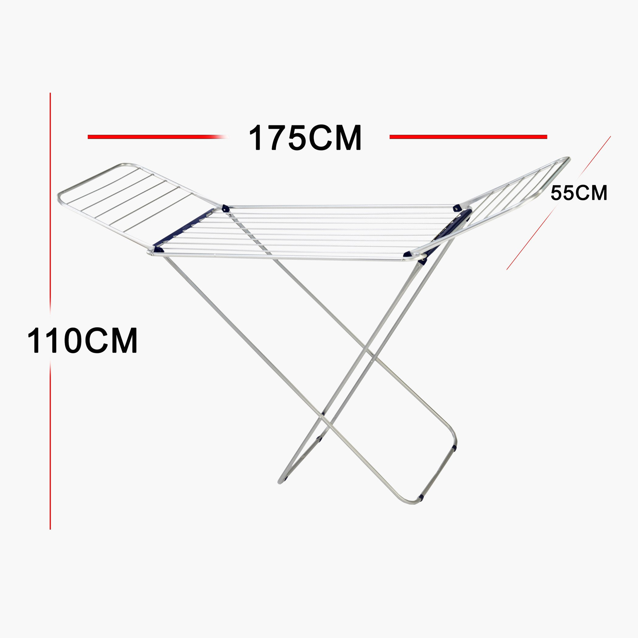 مجفف ملابس ألومنيوم من أميتي - 175x55 سم-hbxhomeware-bathandlaundry-clothesdryingracks-image-4