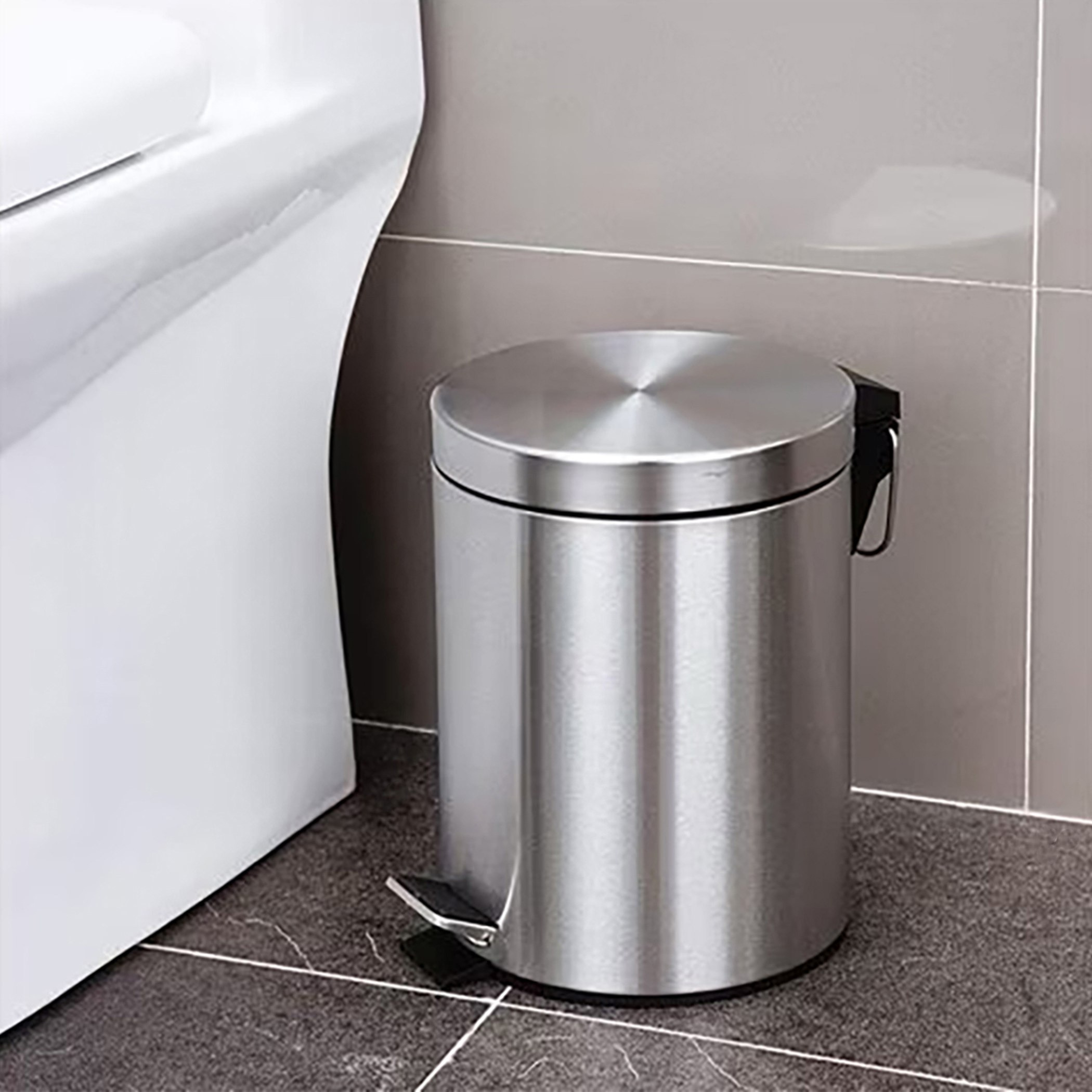 سلة نفايات ستانلس ستيل بدواسة من أميتي - 20 لتر-hbxhomeware-hbxbathroom-image-1