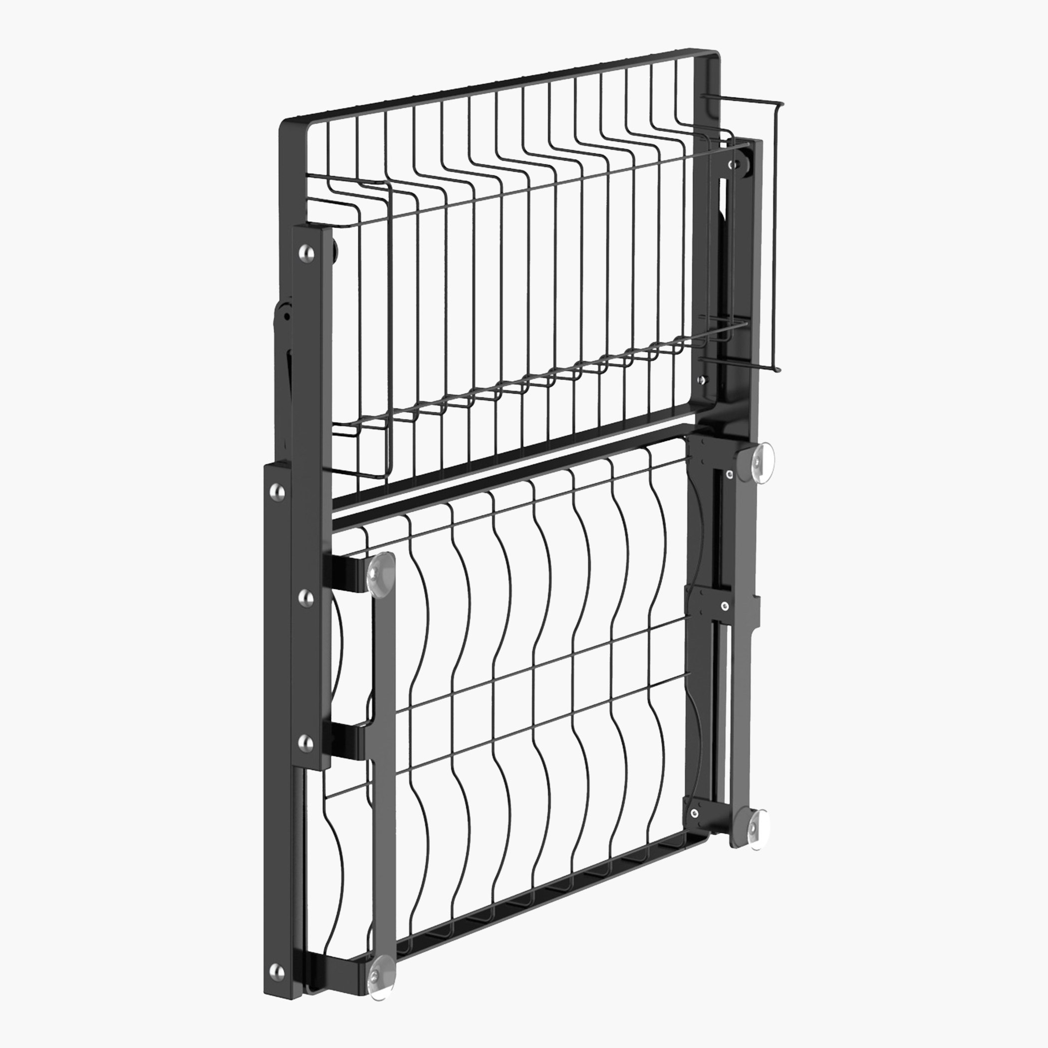 Amity 2-Layer Foldable Dish Rack-hbxhomeware-hbxkitchen-image-4