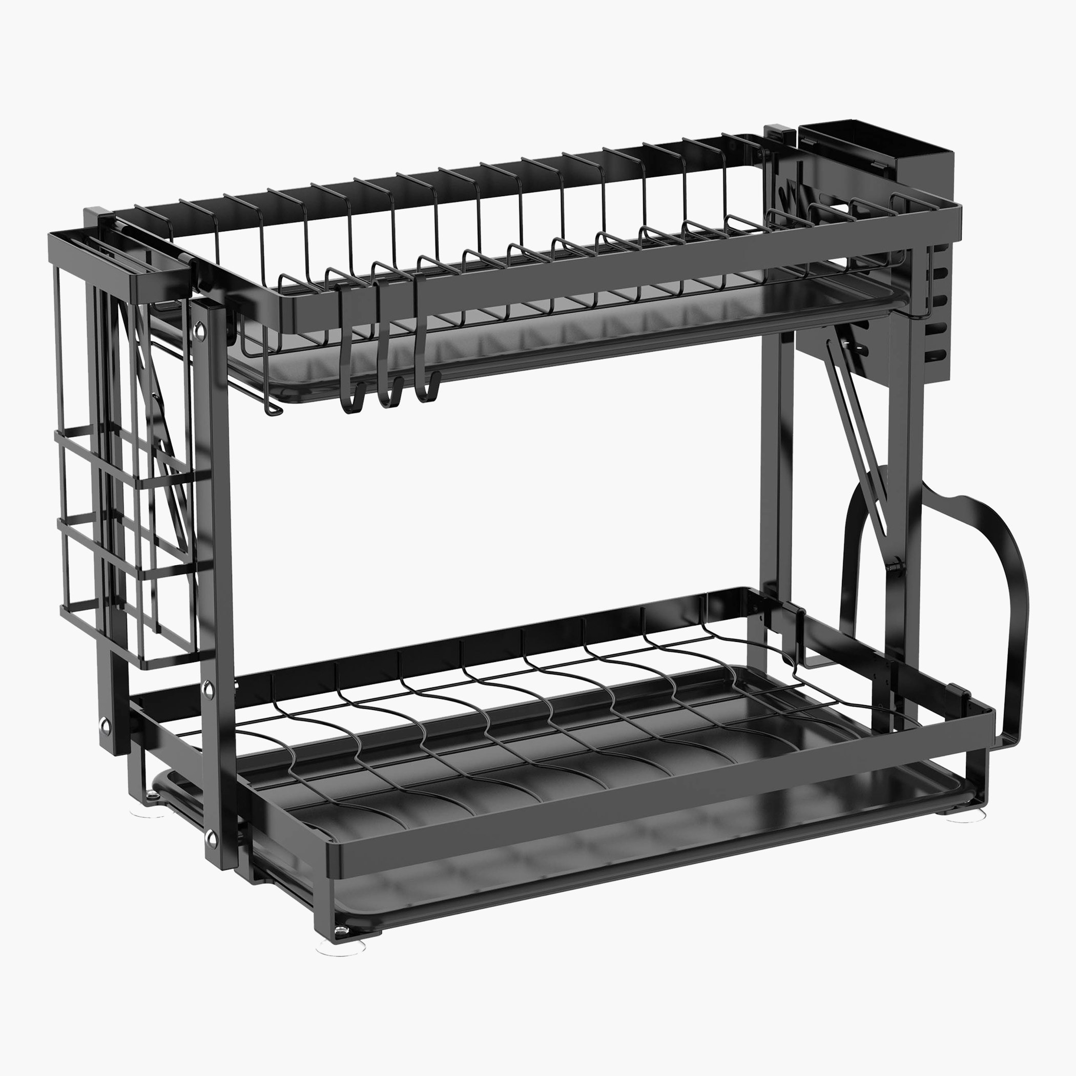Amity 2-Layer Foldable Dish Rack-hbxhomeware-hbxkitchen-image-5