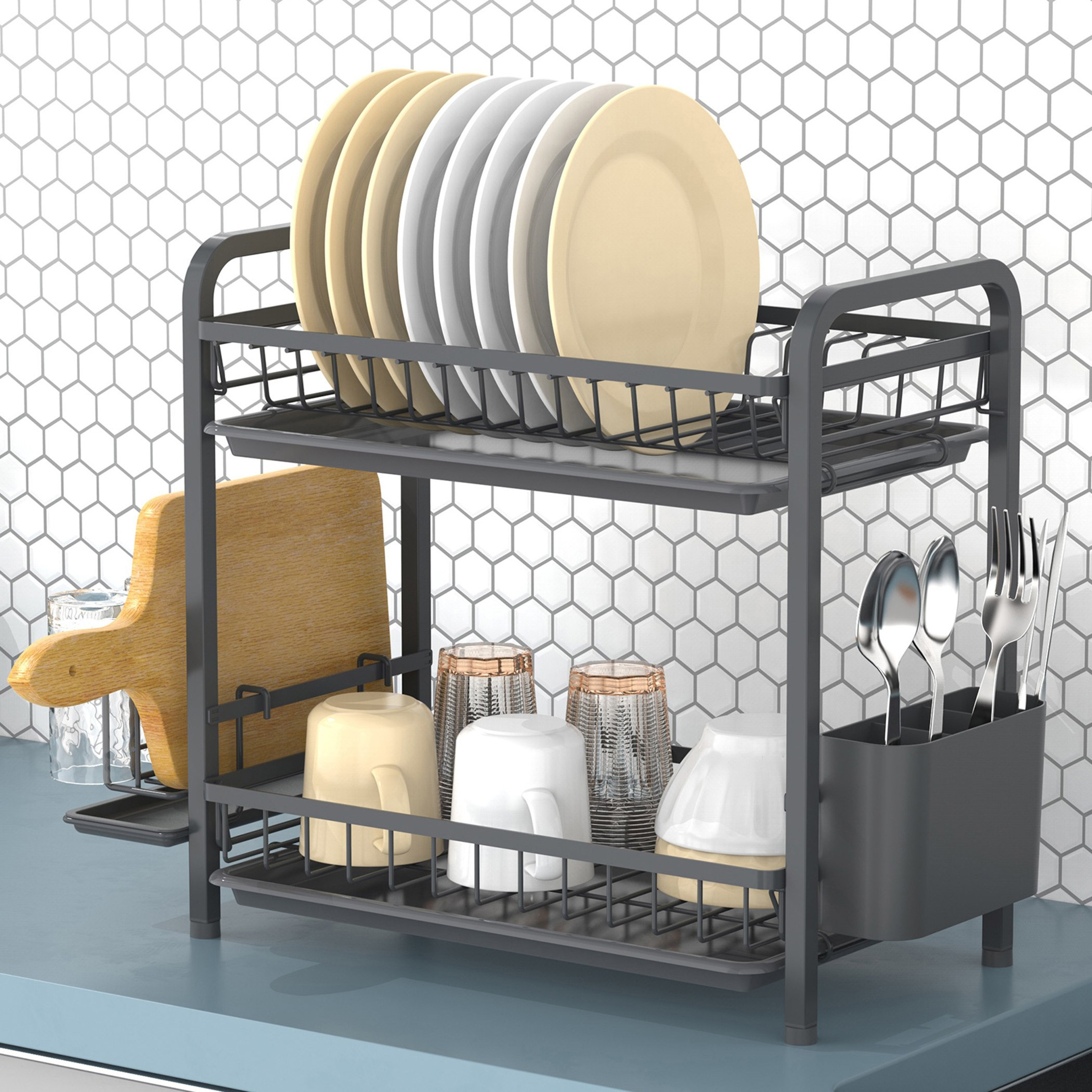 حامل صحون بطبقتين من أميتي-hbxhomeware-hbxkitchen-image-1