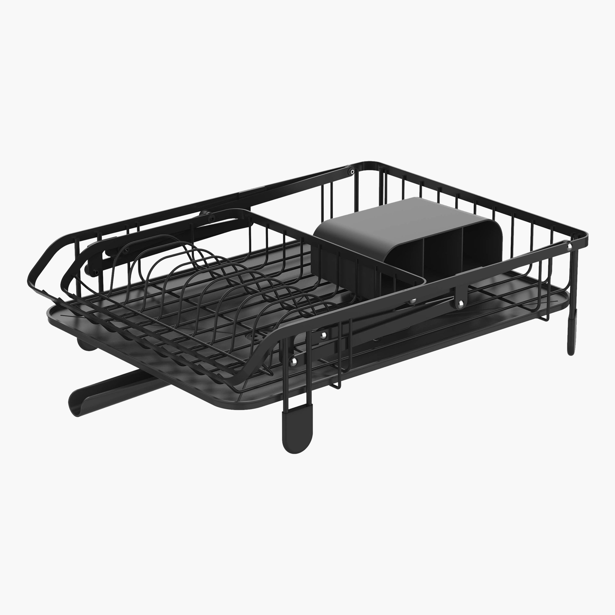 Amity 2-Tier Foldable Dish Rack-hbxhomeware-hbxkitchen-image-3