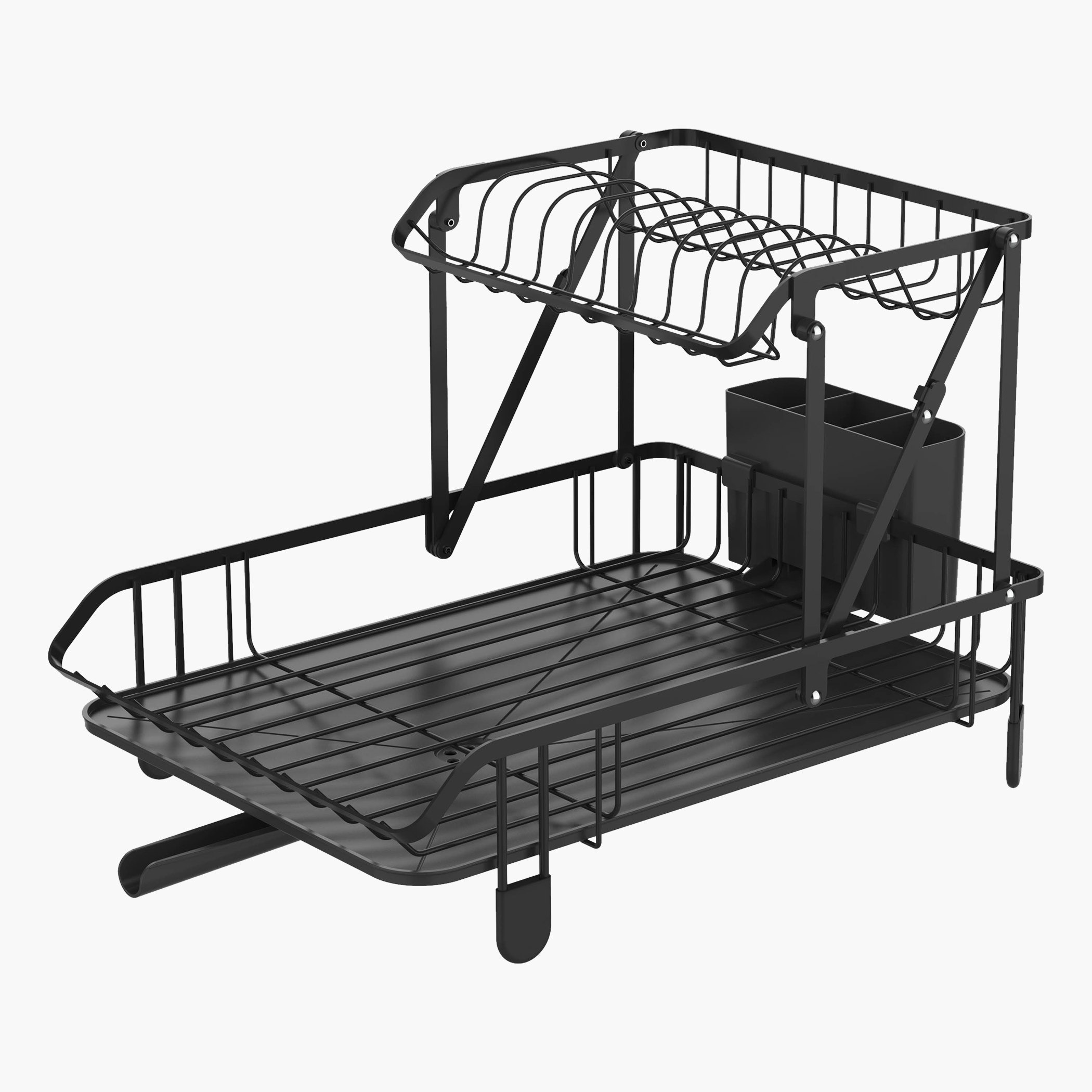 Amity 2-Tier Foldable Dish Rack-hbxhomeware-hbxkitchen-image-5