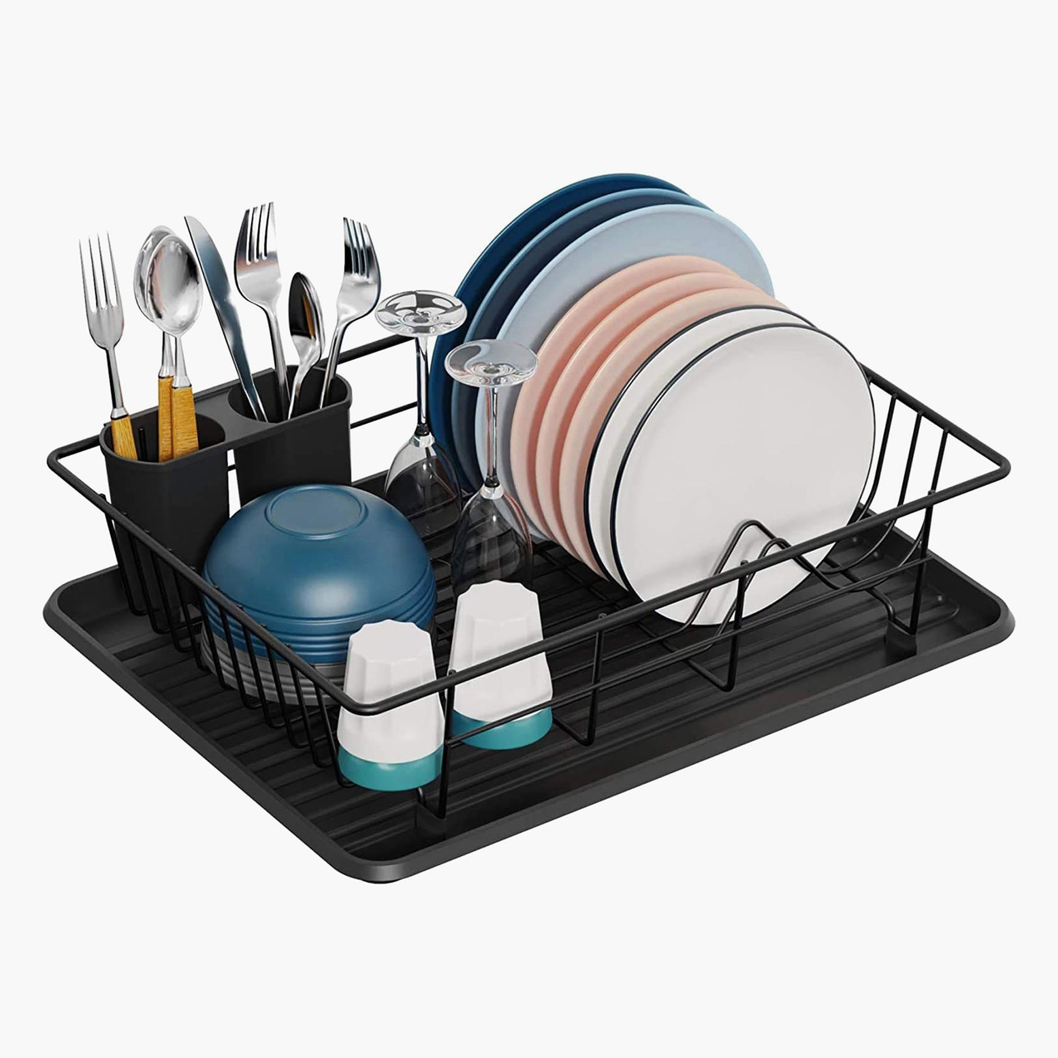 رف صحون بطابق واحد مع صينية قاعدة من أميتي-hbxhomeware-hbxkitchen-image-2
