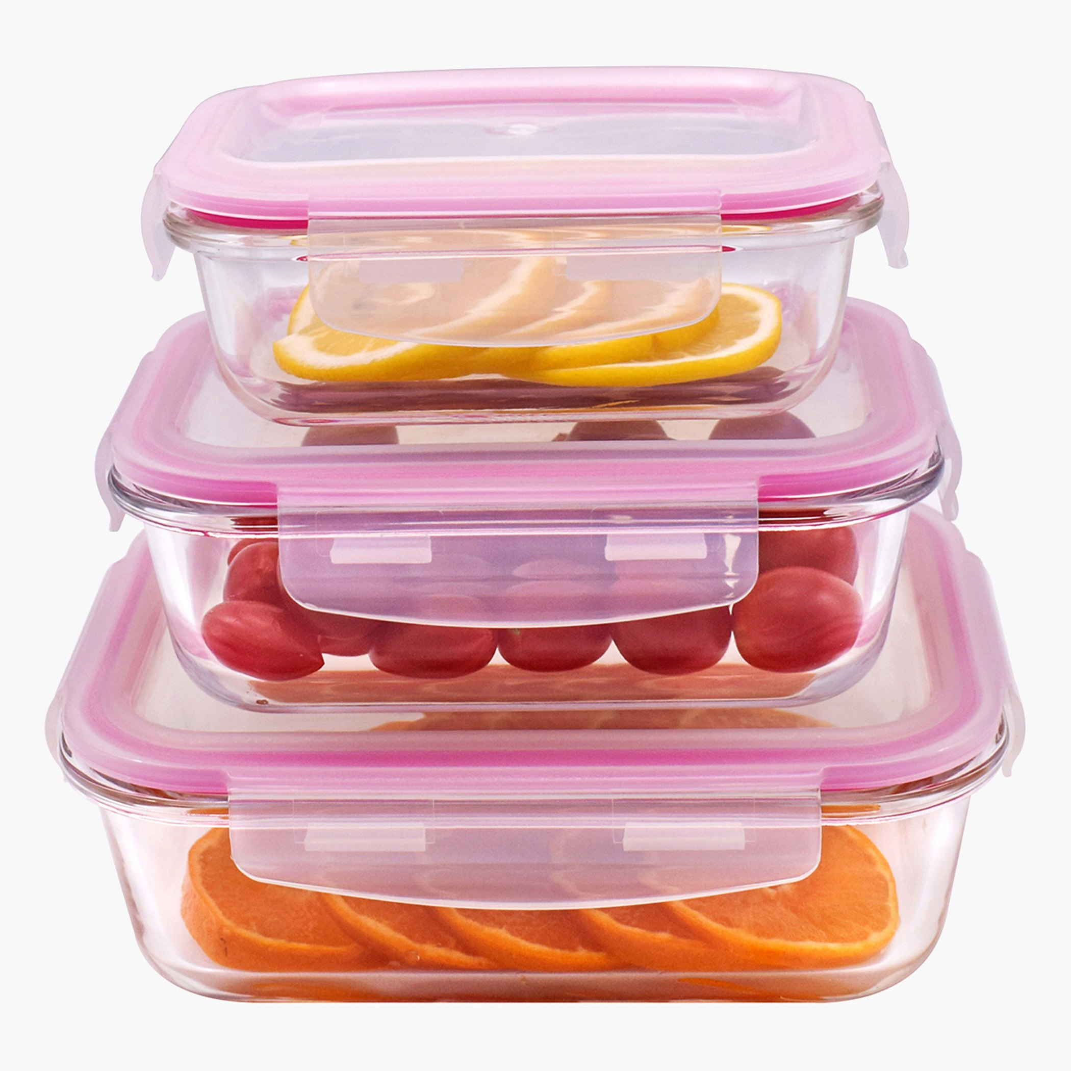 مجموعة حاويات تخزين زجاج للميكروويف 3 قطع بأغطية من أميتي-hbxhomeware-hbxkitchen-image-2