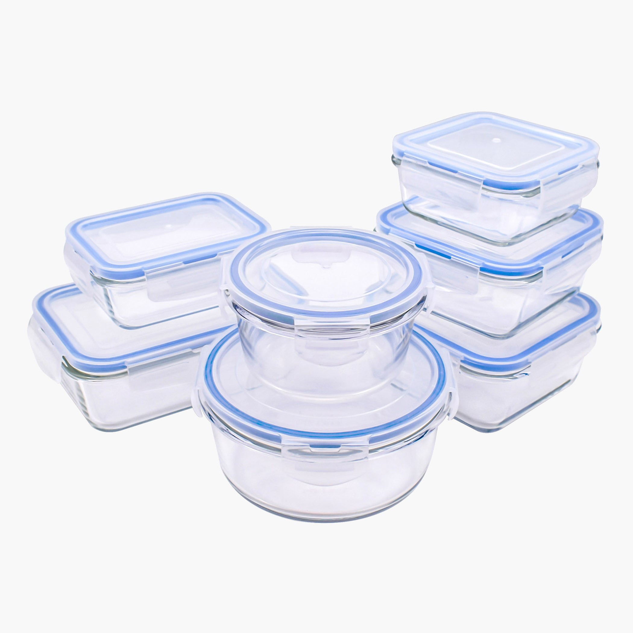 طقم حاويات تخزين طعام زجاجي7 قطع من أميتي-hbxhomeware-hbxkitchen-image-1