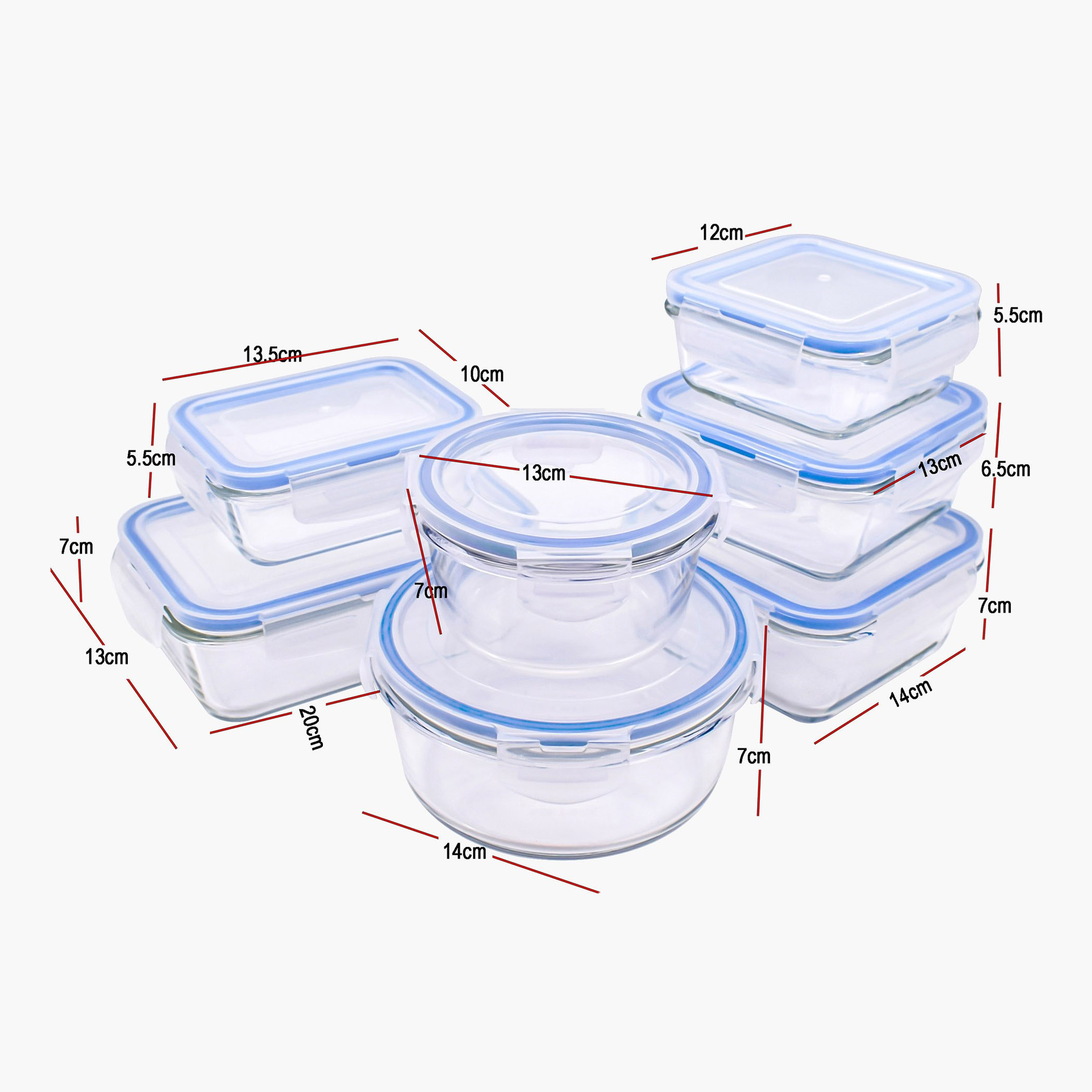 طقم حاويات تخزين طعام زجاجي7 قطع من أميتي-hbxhomeware-hbxkitchen-image-4