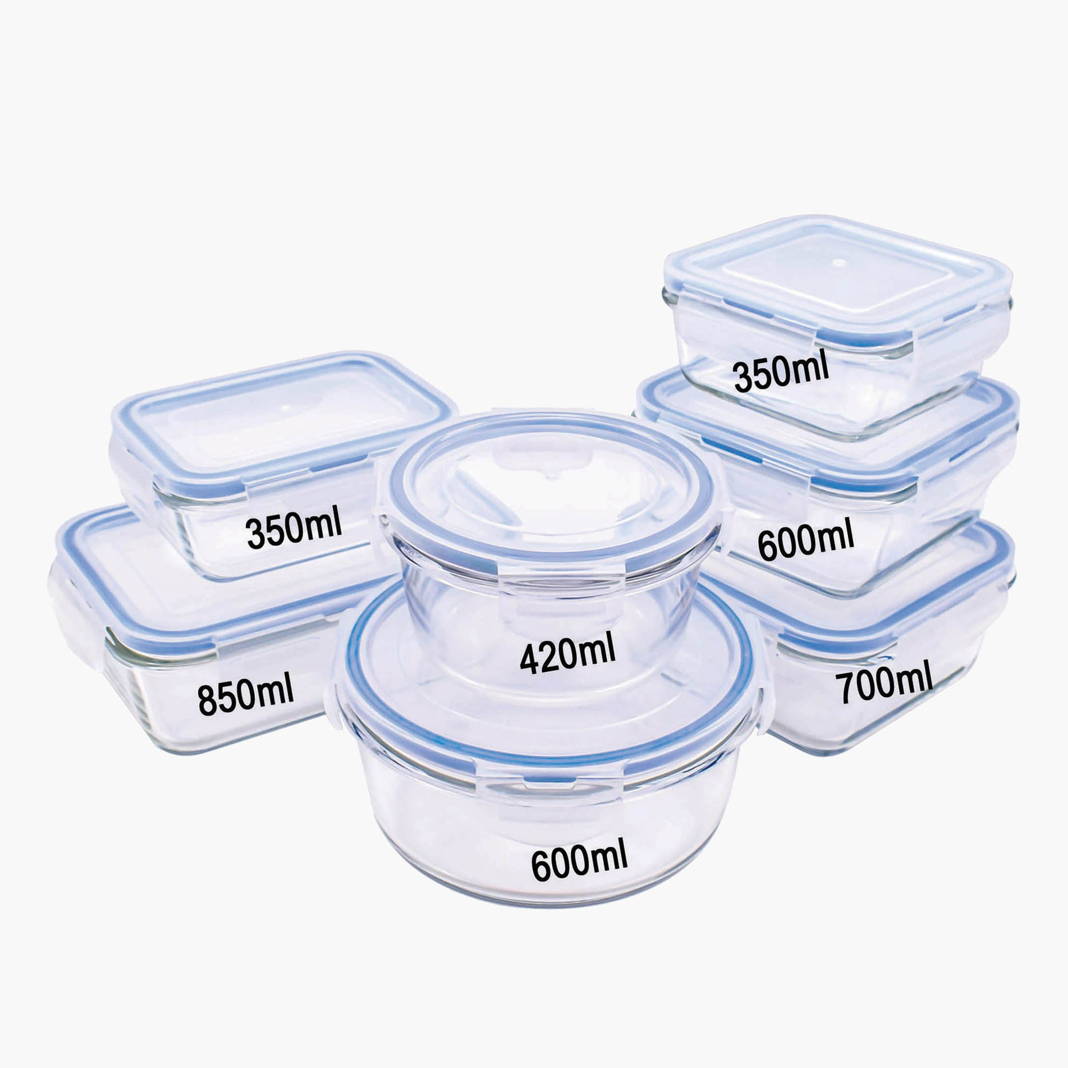 طقم حاويات تخزين طعام زجاجي7 قطع من أميتي-hbxhomeware-hbxkitchen-image-5