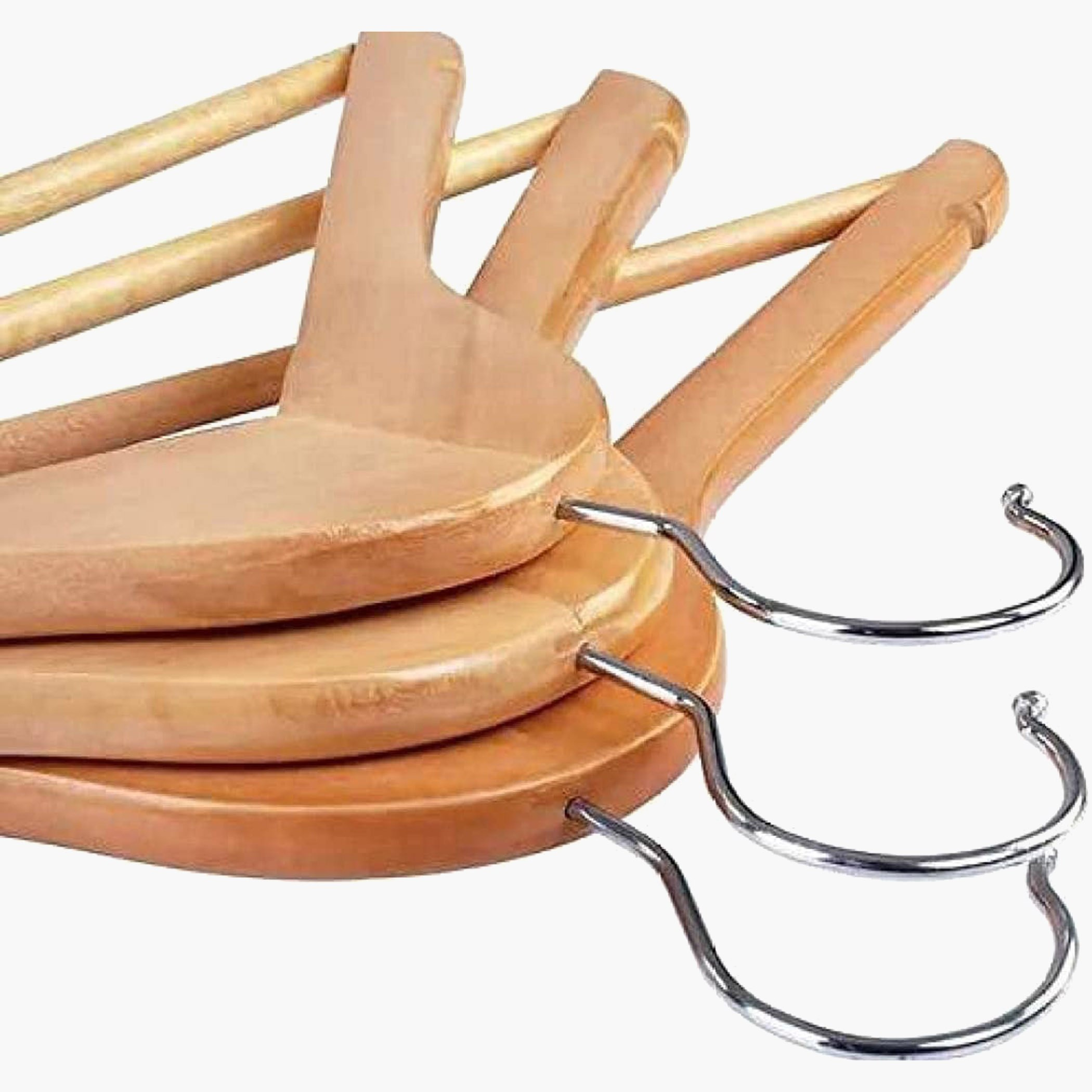 مجموعة علّاقات خشبية 6 قطع من أميتي-hbxhomeware-bathandlaundry-clothesdryingracks-image-4