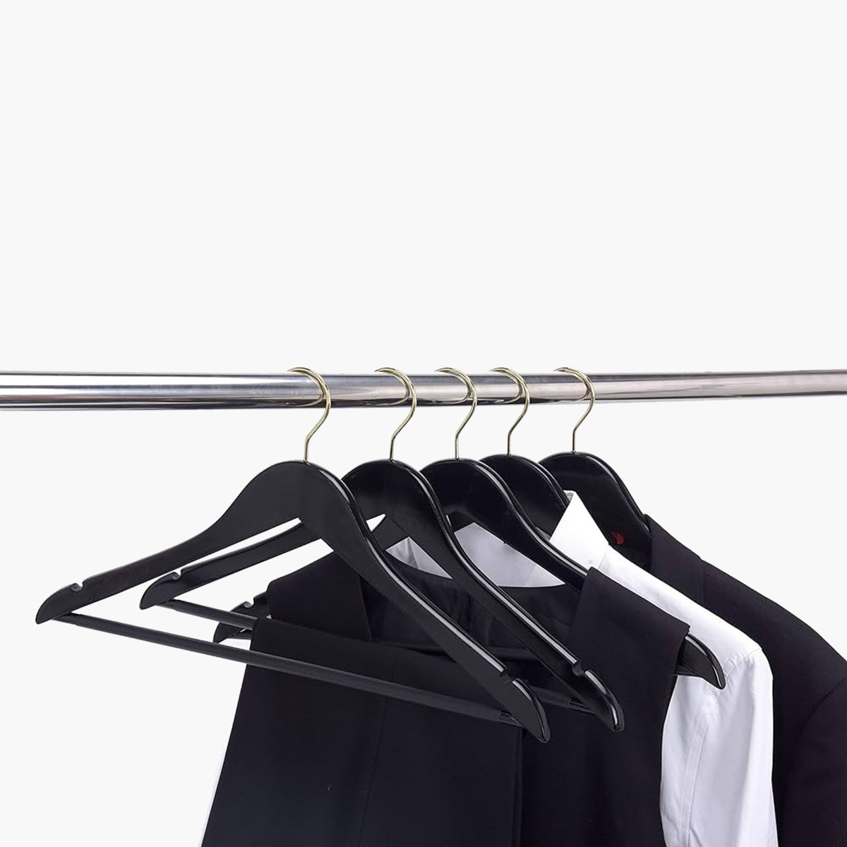 مجموعة علّاقات خشبية 6 قطع من أميتي-hbxhomeware-bathandlaundry-clothesdryingracks-image-2