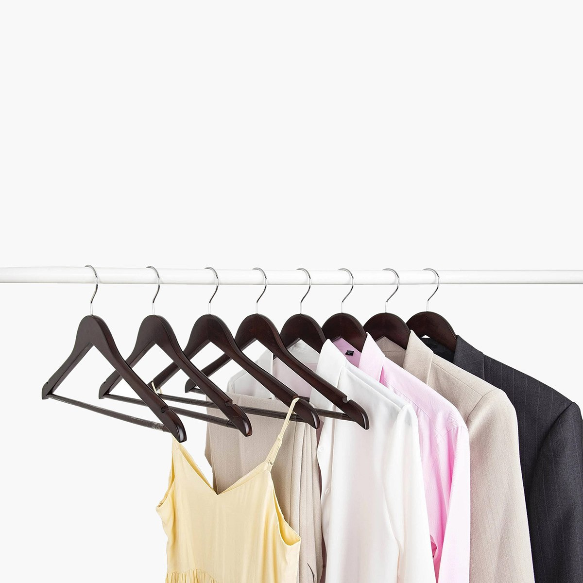 طقم علّاقات خشبية 6 قطع من أميتي-hbxhomeware-bathandlaundry-clothesdryingracks-image-1