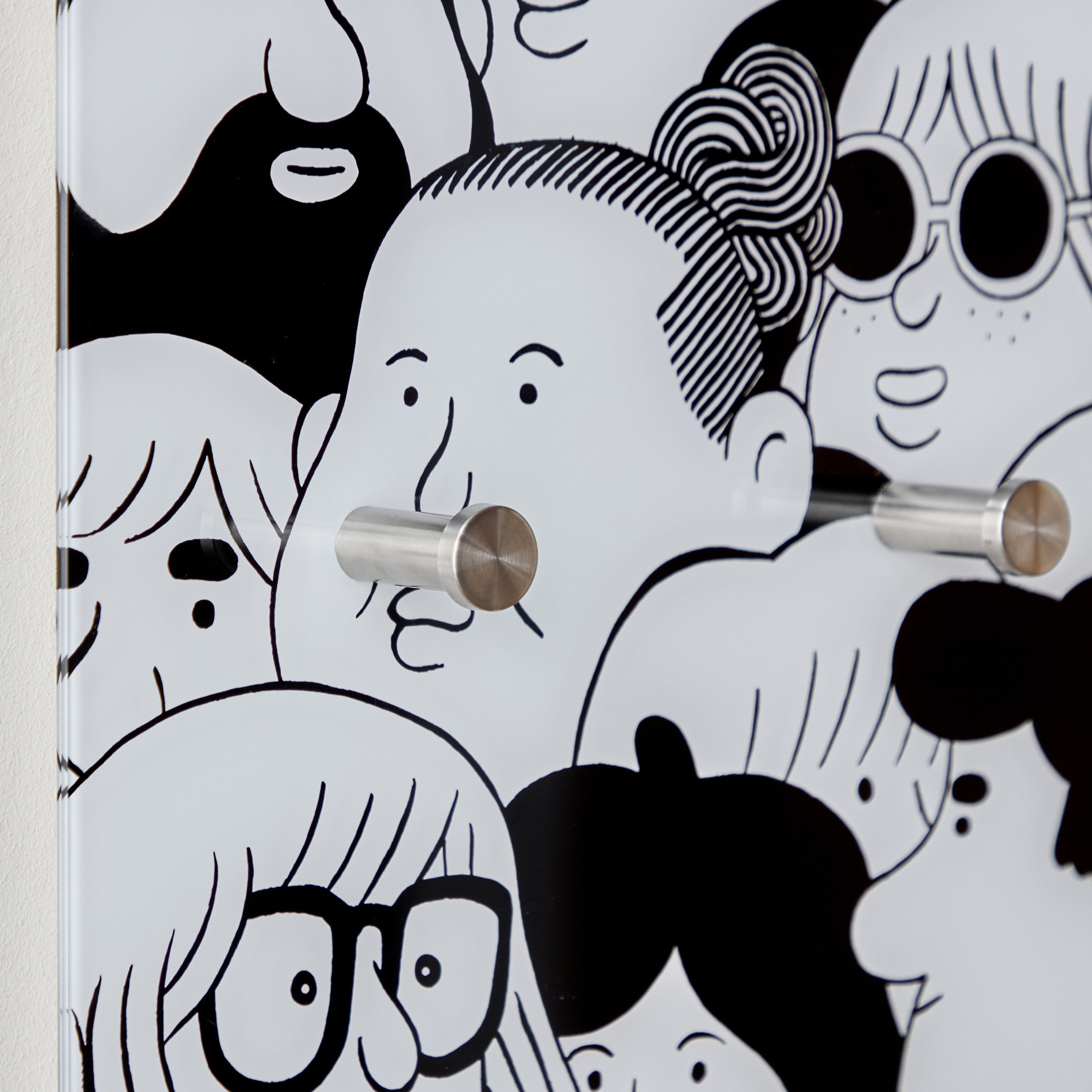 خطاف ملابس معدني زجاجي من فيرو - 30x5.5x50 سم-hbxdiningroom-decorandaccessories-hooks-image-3