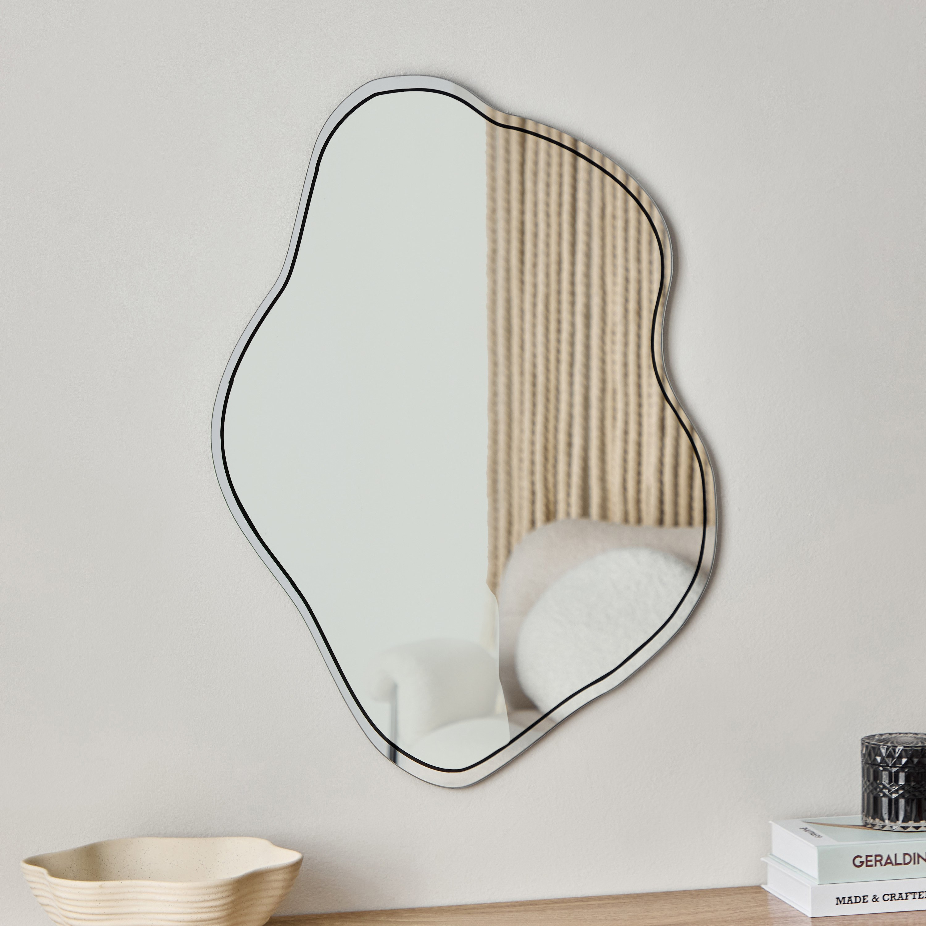 مرآة دون إطار بشكل مبتكر من فيرو - 50×70 سم-hbxhomeware-hbxdecorandfurnishings-image-4