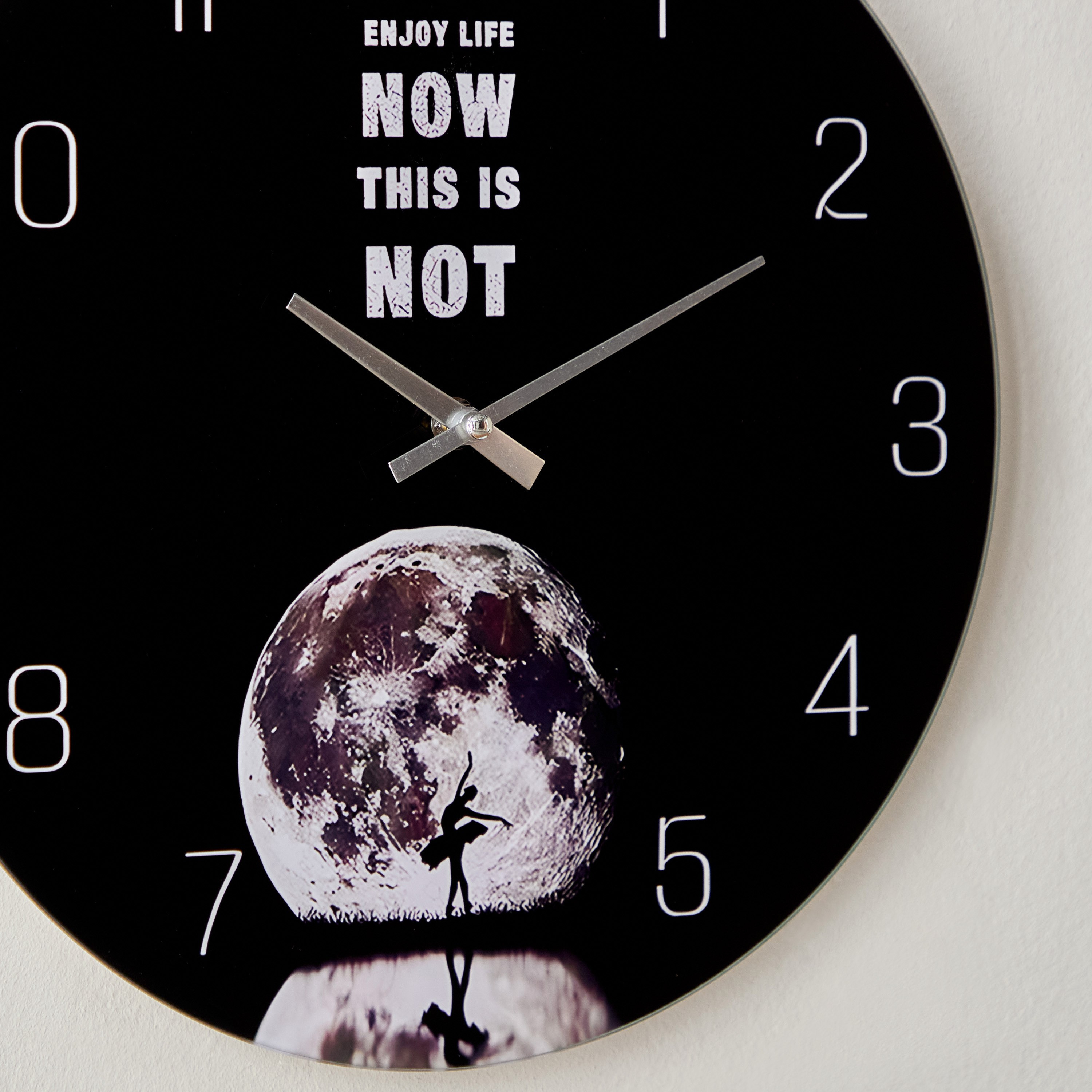 ساعة بزجاج ملون من فيرو- 34x4.5x34 سم-hbxdiningroom-decorandaccessories-clocks-image-3