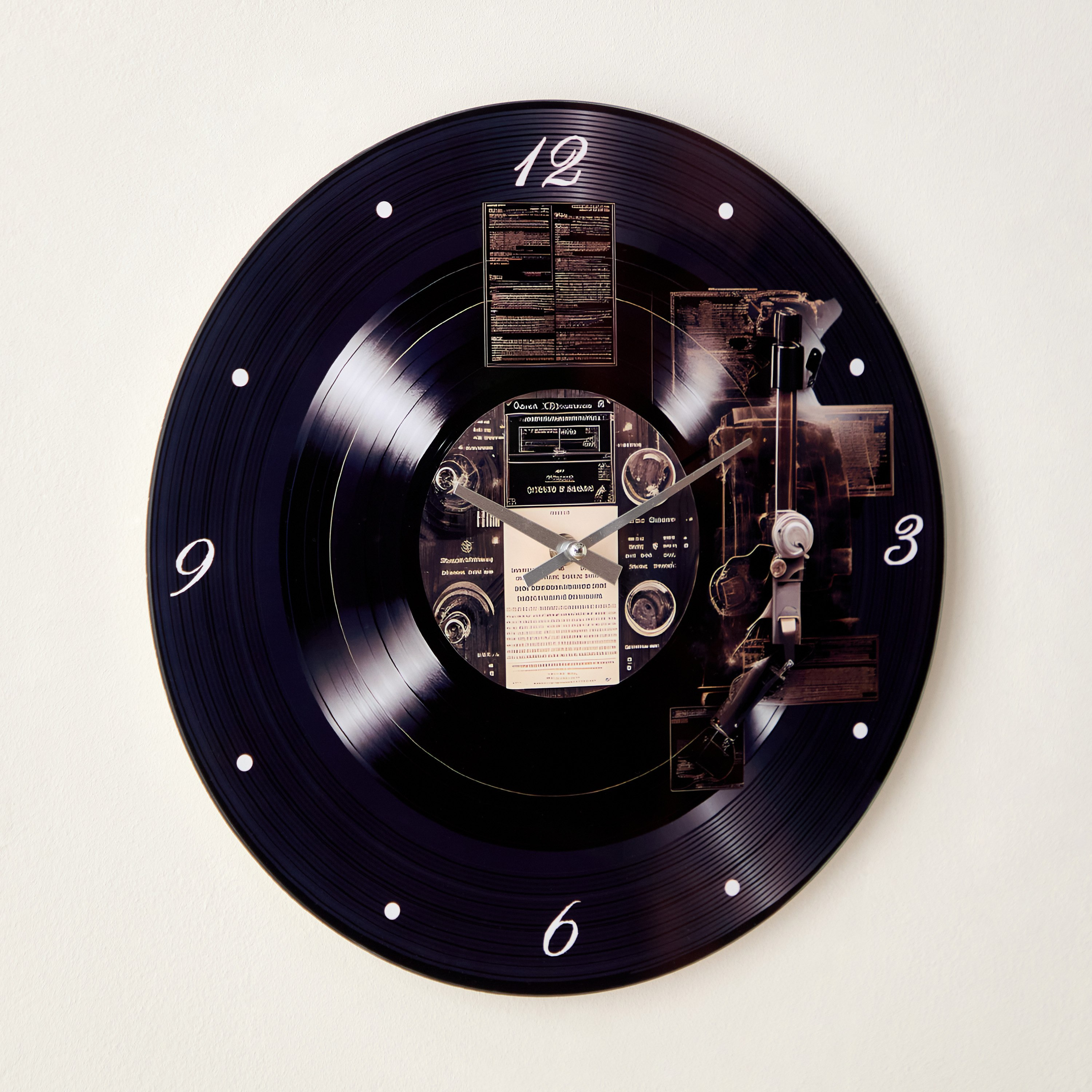 ساعة بزجاج ملوّن من فيرو- 38x4.5x38 سم-hbxdiningroom-decorandaccessories-clocks-image-1
