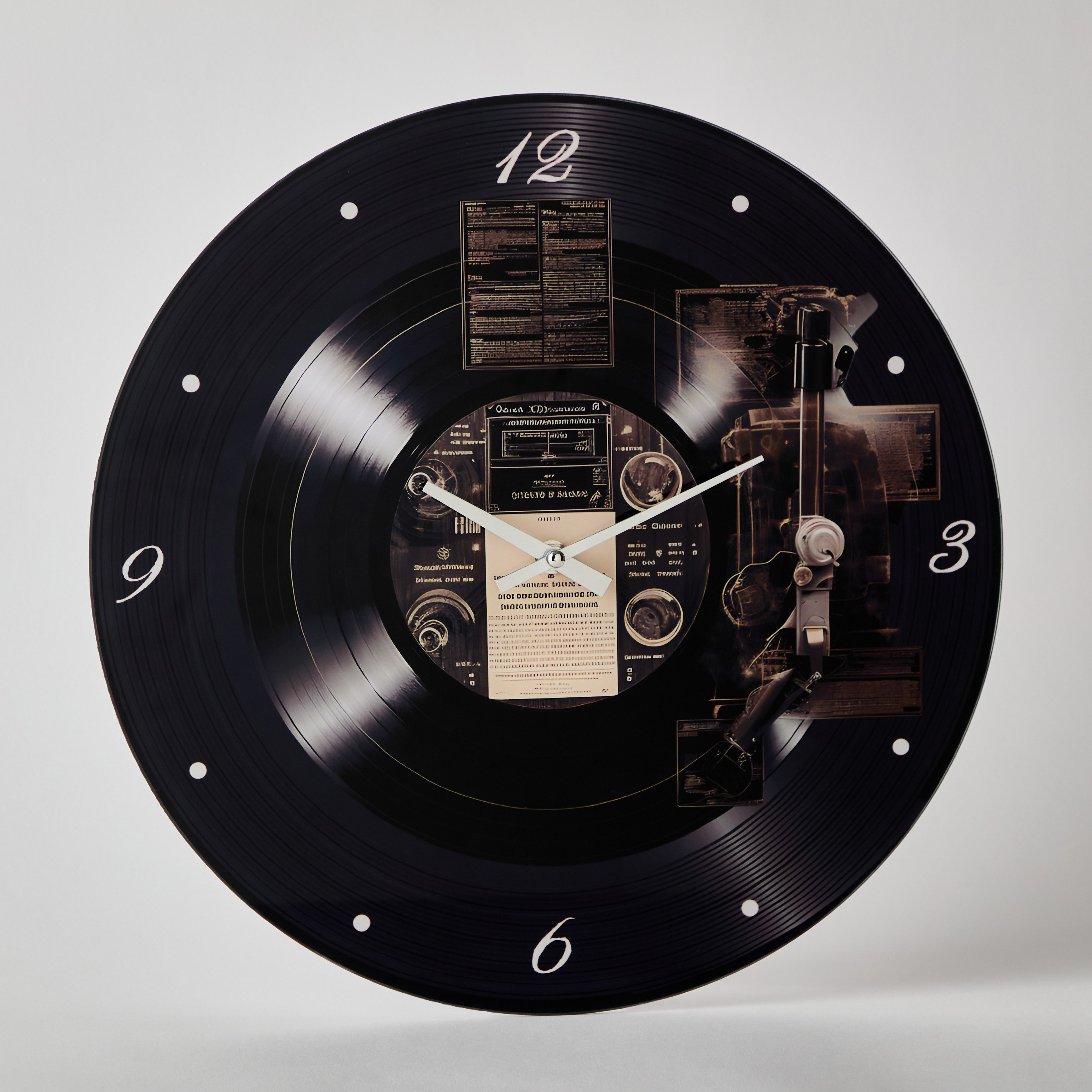 ساعة بزجاج ملوّن من فيرو- 38x4.5x38 سم-hbxdiningroom-decorandaccessories-clocks-image-5