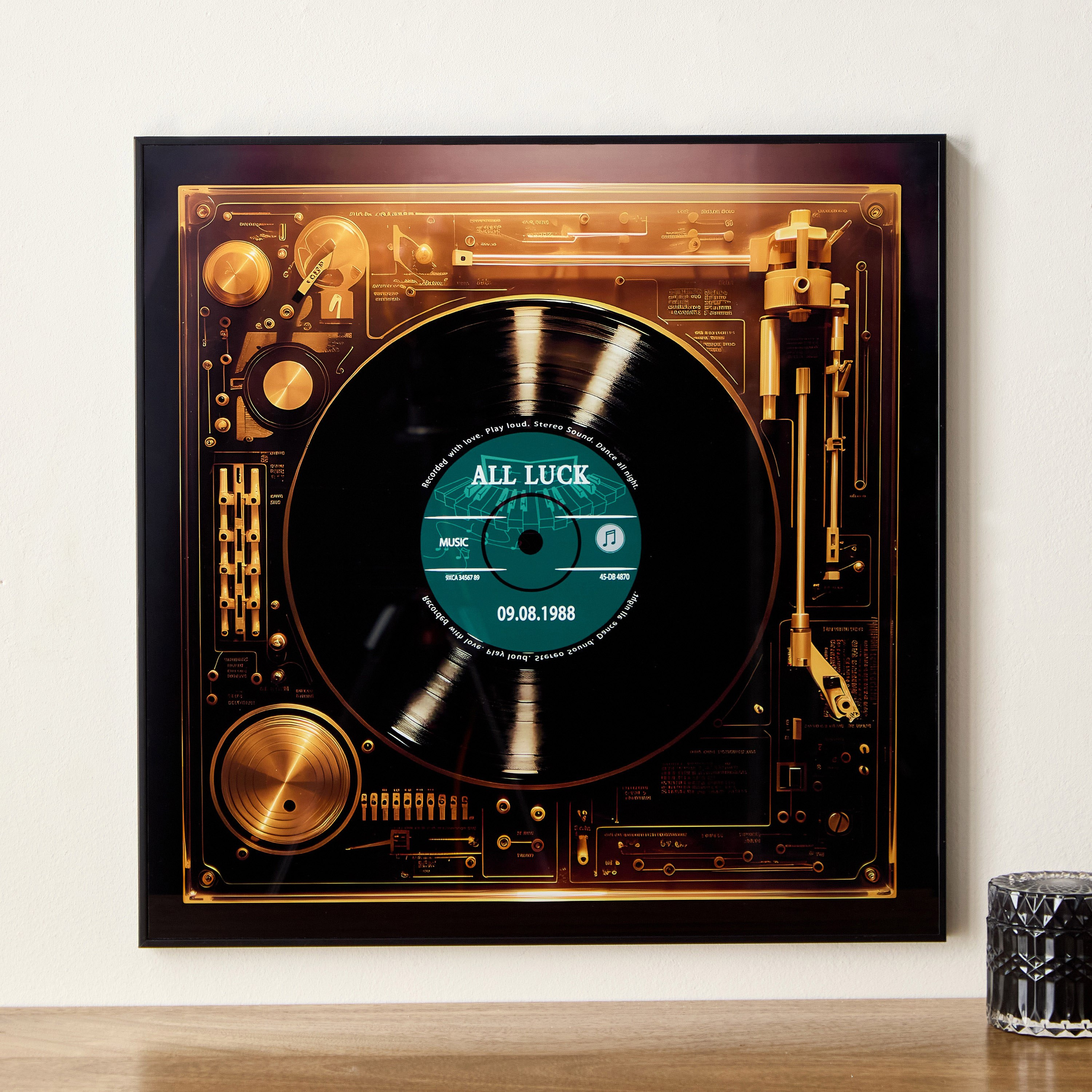 زينة حائط زجاجية بإطار من فيرو- 50x2x50 سم-hbxdiningroom-walldecor-wallart-image-2