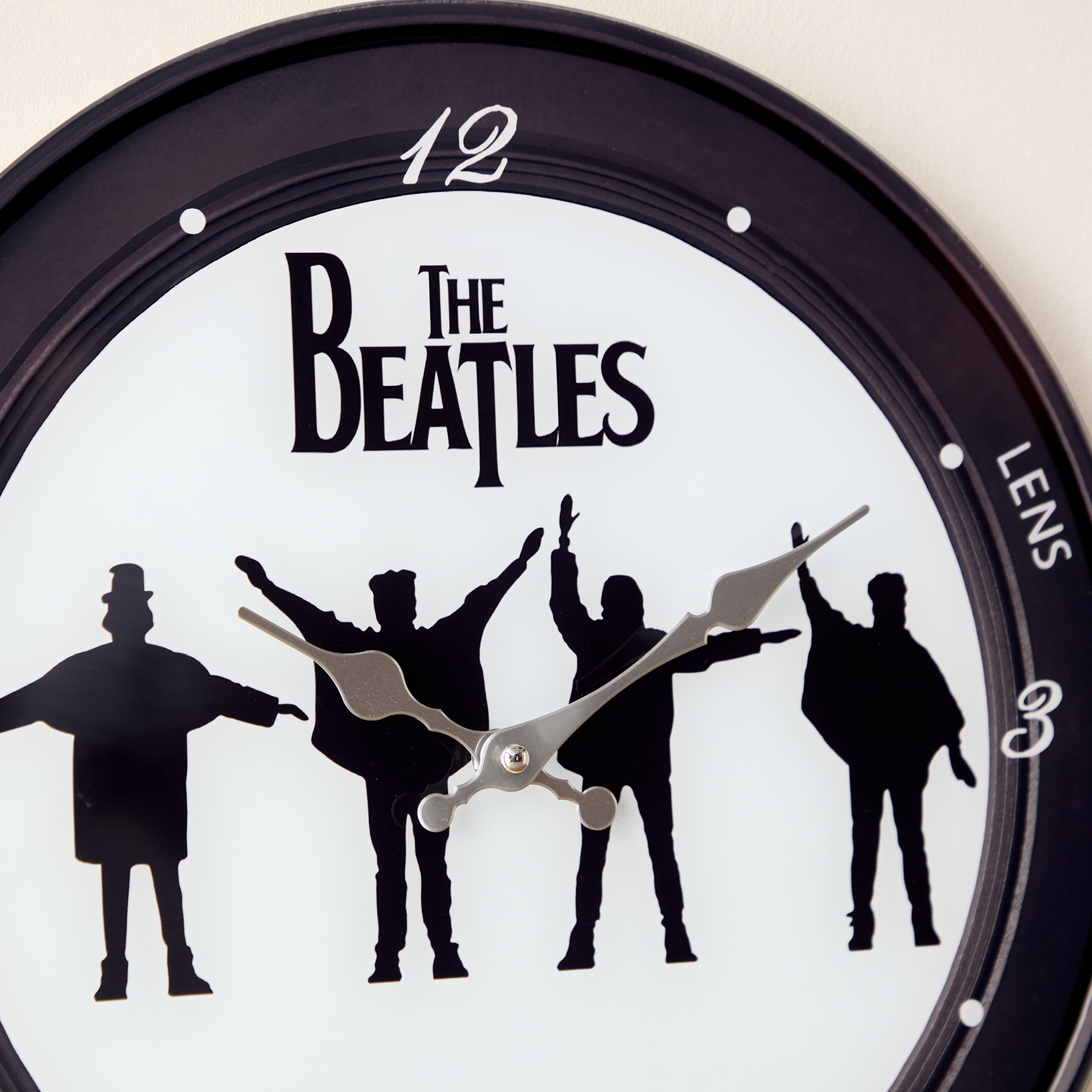 Fero Beatles Tinted Glass Clock - 38x4.5x38 cm-hbxdiningroom-decorandaccessories-clocks-image-3