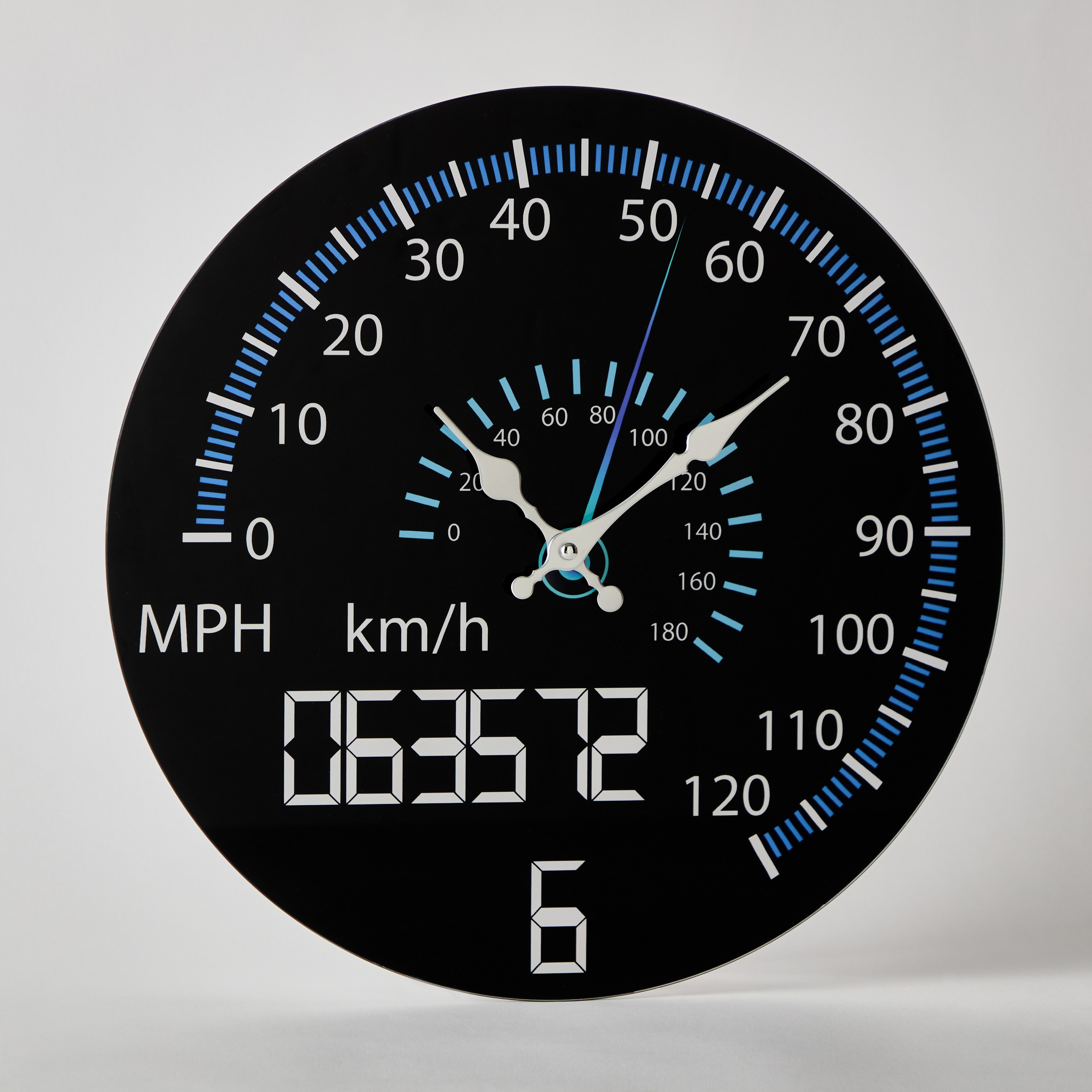 ساعة عدّاد السرعة بزجاج ملون من فيرو- 38x4.5x38 سم-hbxdiningroom-decorandaccessories-clocks-image-5