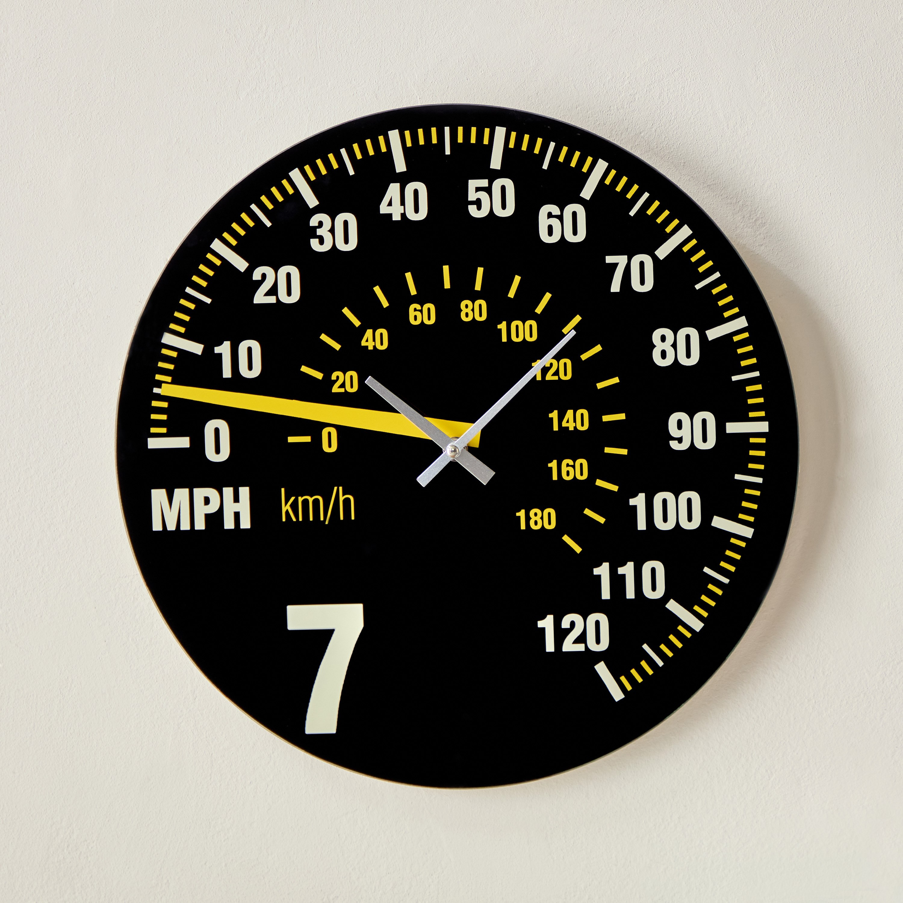 Fero Speedometer Clock with Tinted Glass - 38x4.5x38 cm-hbxdiningroom-decorandaccessories-clocks-image-2