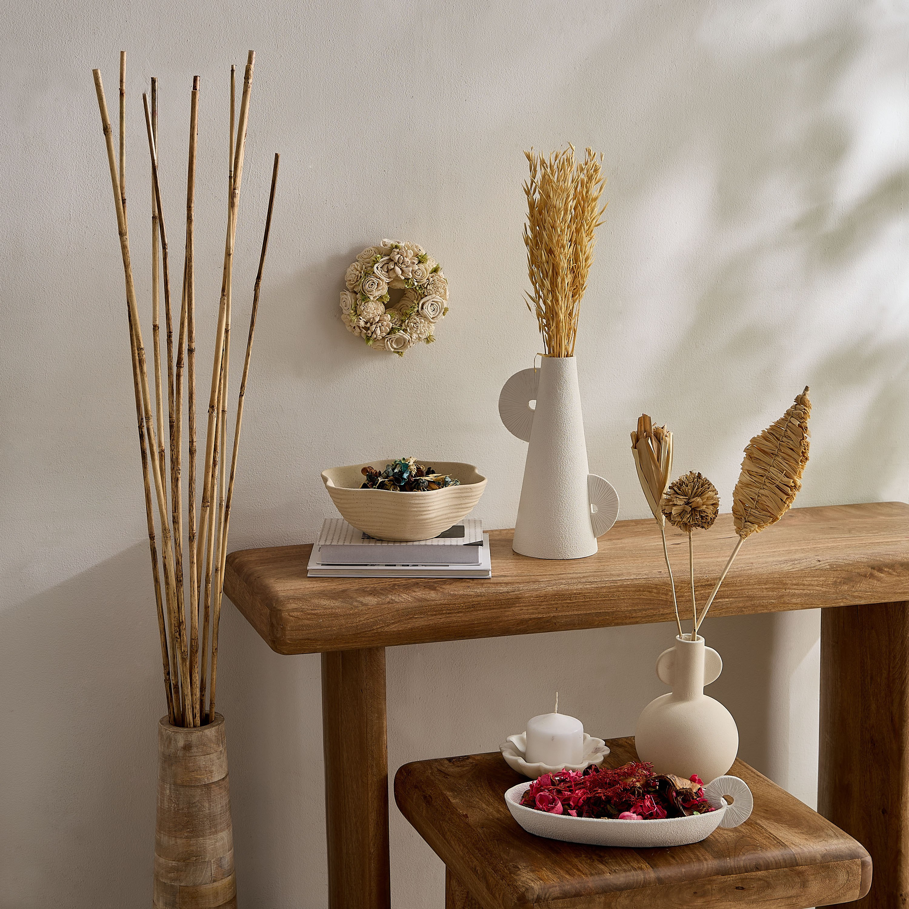باقة زهور مايزي وأوراق شجر من سينا-hbxdecorandfurnishings-homeaccessories-artificialflowersandplants-image-4