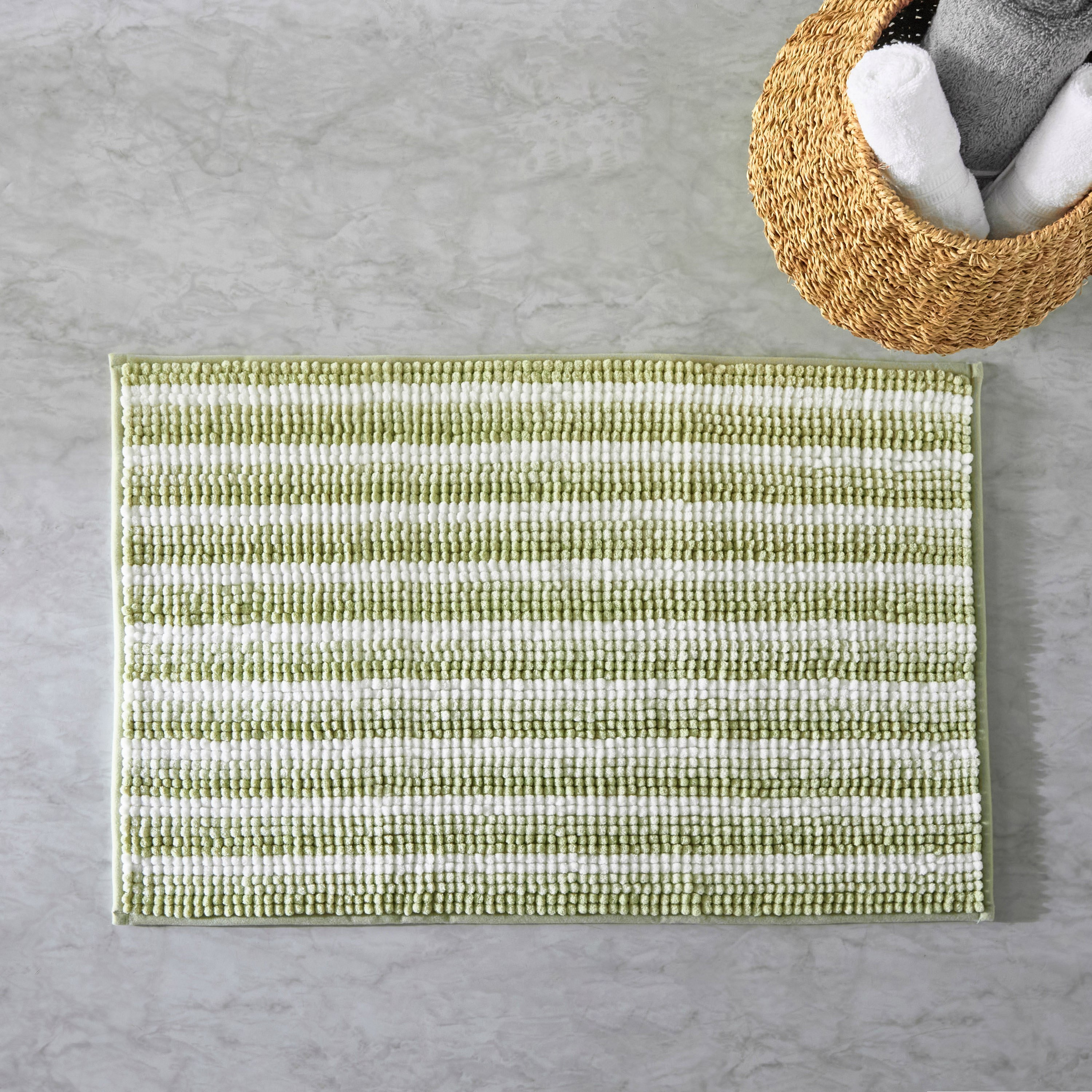 سجادة حمام شانيل بخيوط مصبوغة من كاميلا - 45x70 سم-hbxbedroom-floorcoverings-bathmats-image-1
