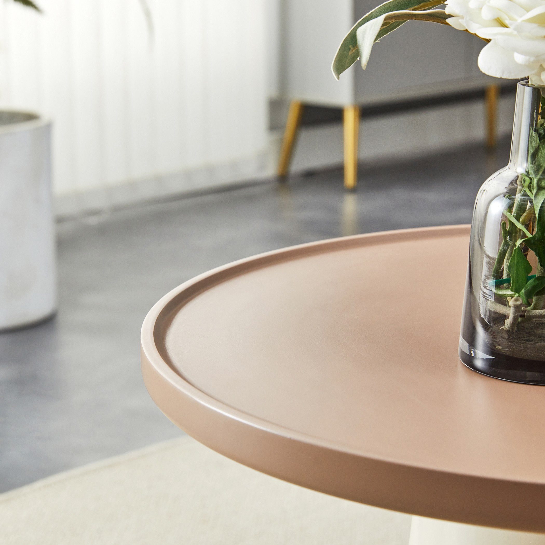 طقم طاولات قهوة بسطح زجاجي دوار قطعتين من أوسكار-hbxlivingroom-tablesandstands-coffeetables-image-7