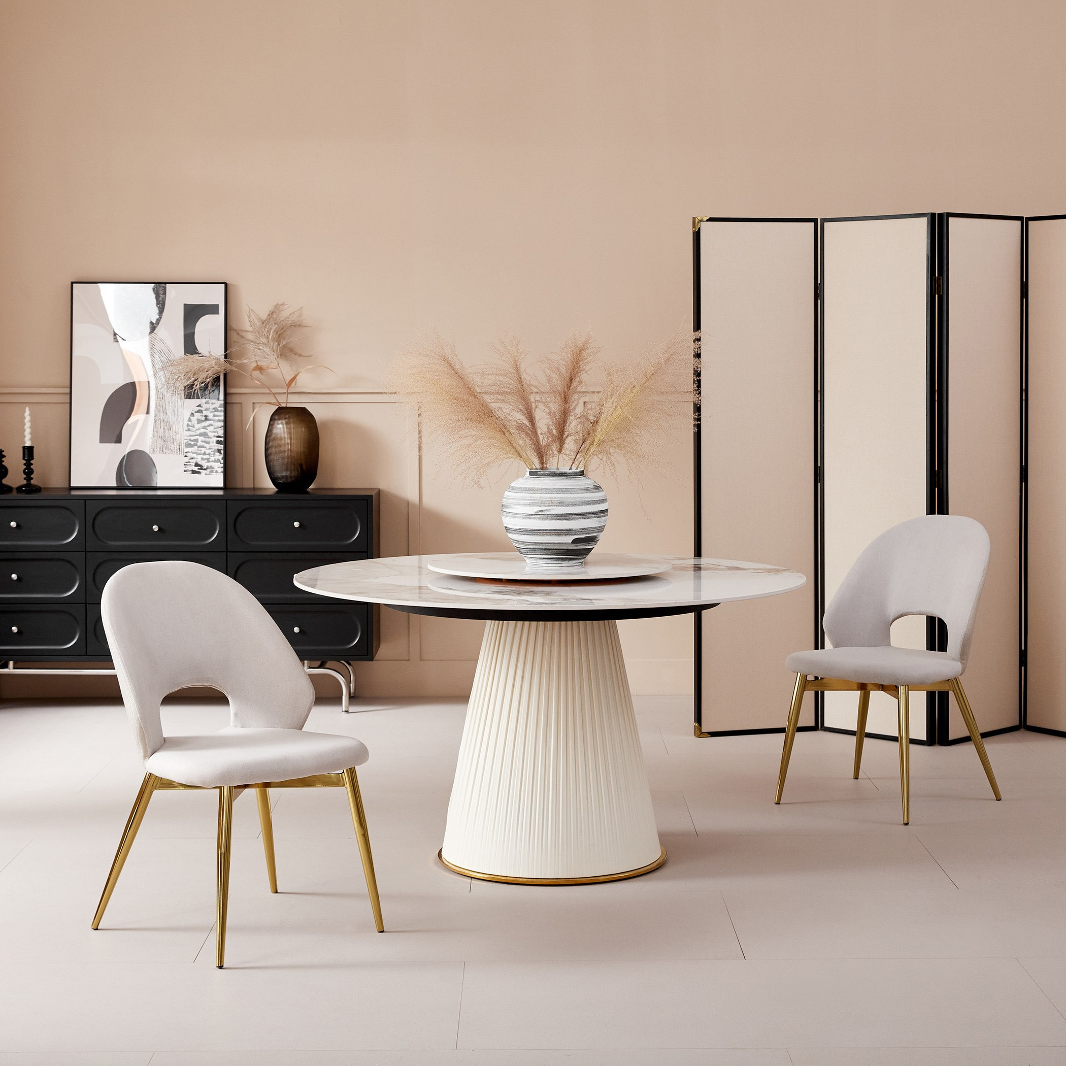 Carmella 6-Seater Round Sintered Stone Dining Table with Lazy Susan-hbxdiningroom-diningtablesandsets-diningtables-sixseater-image-12