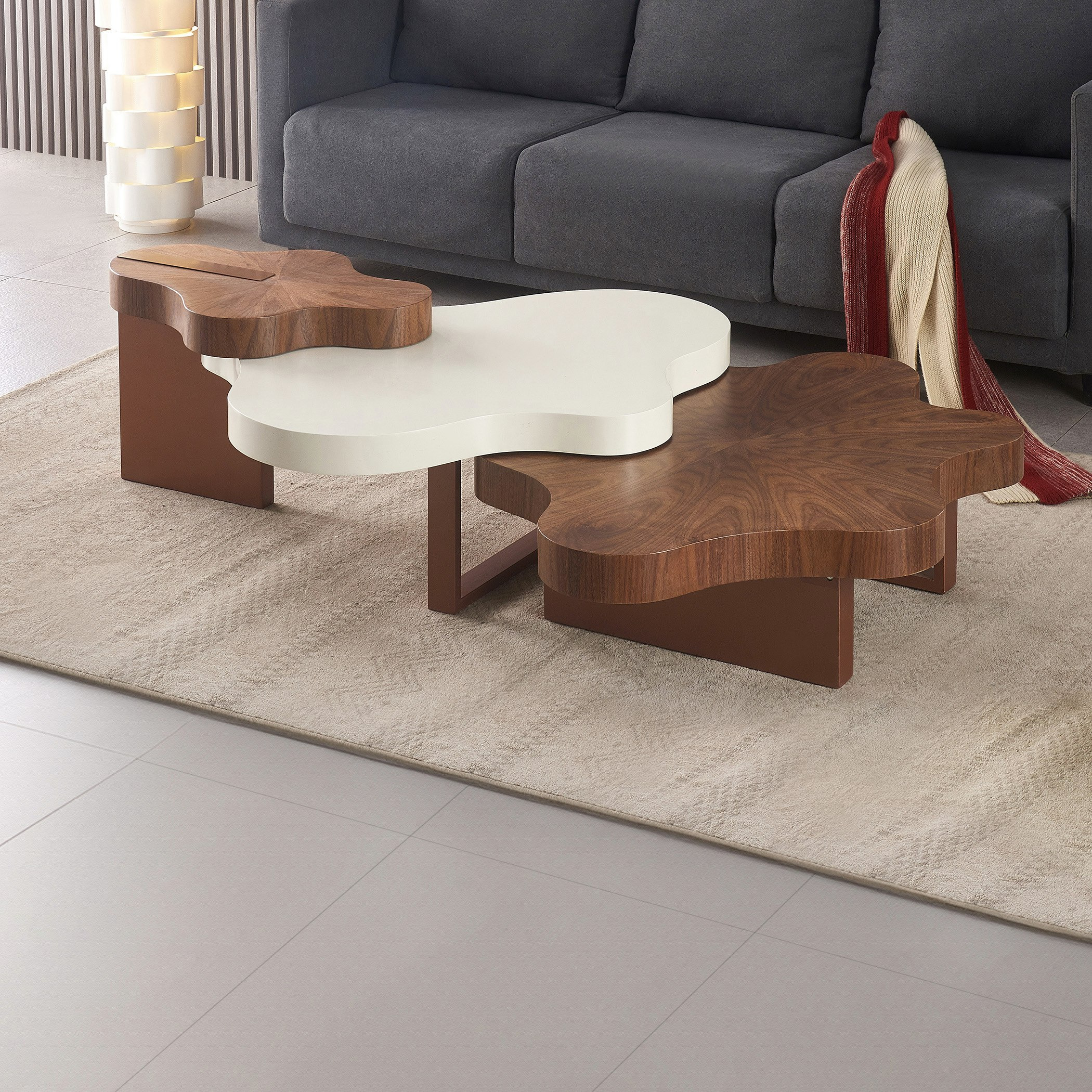 Opulence 3-Piece Coffee Table Set