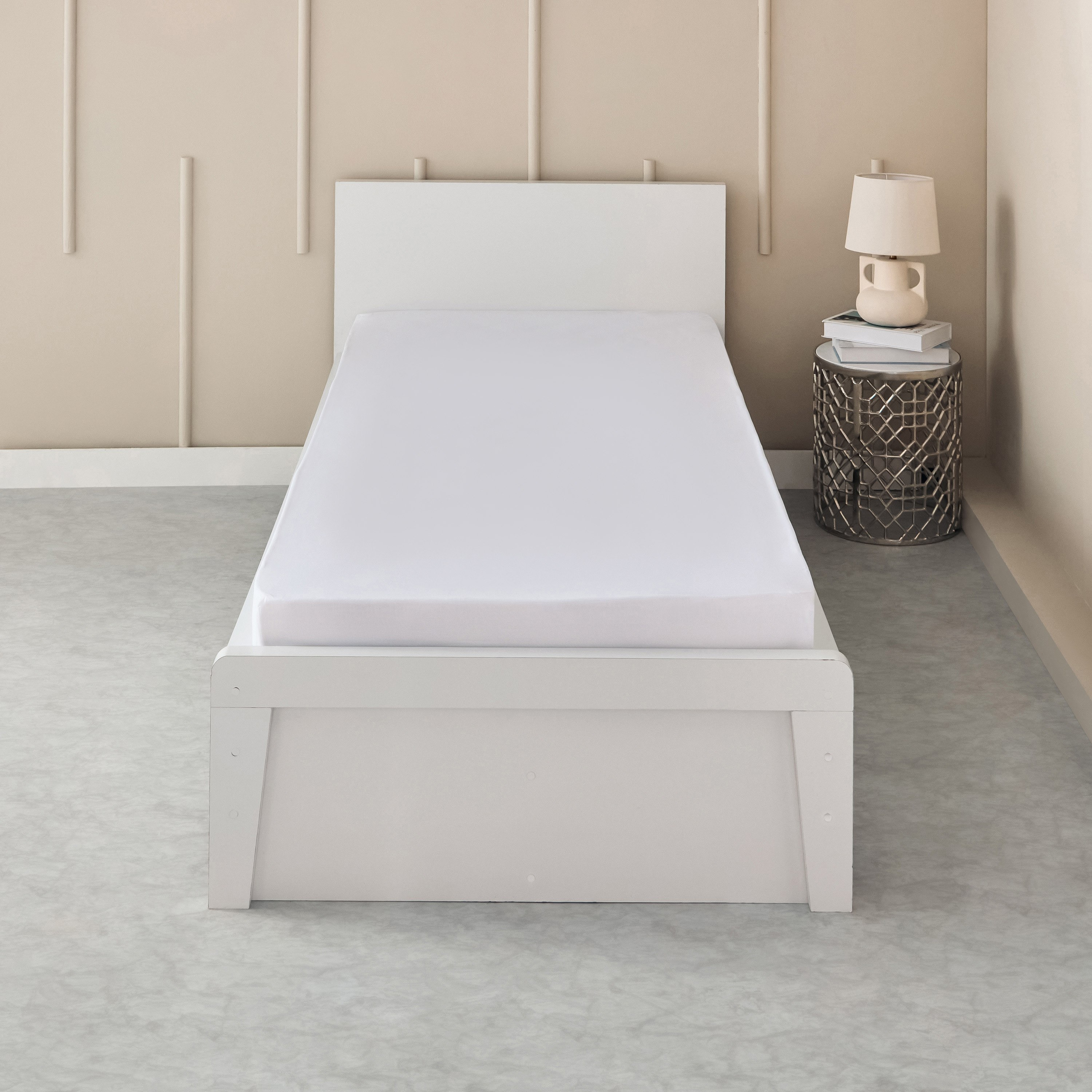 شرشف مطاطي فردي بولي قطن من بريستول - 90x200+25 سم-hbxhomeware-hbxbedroom-image-2