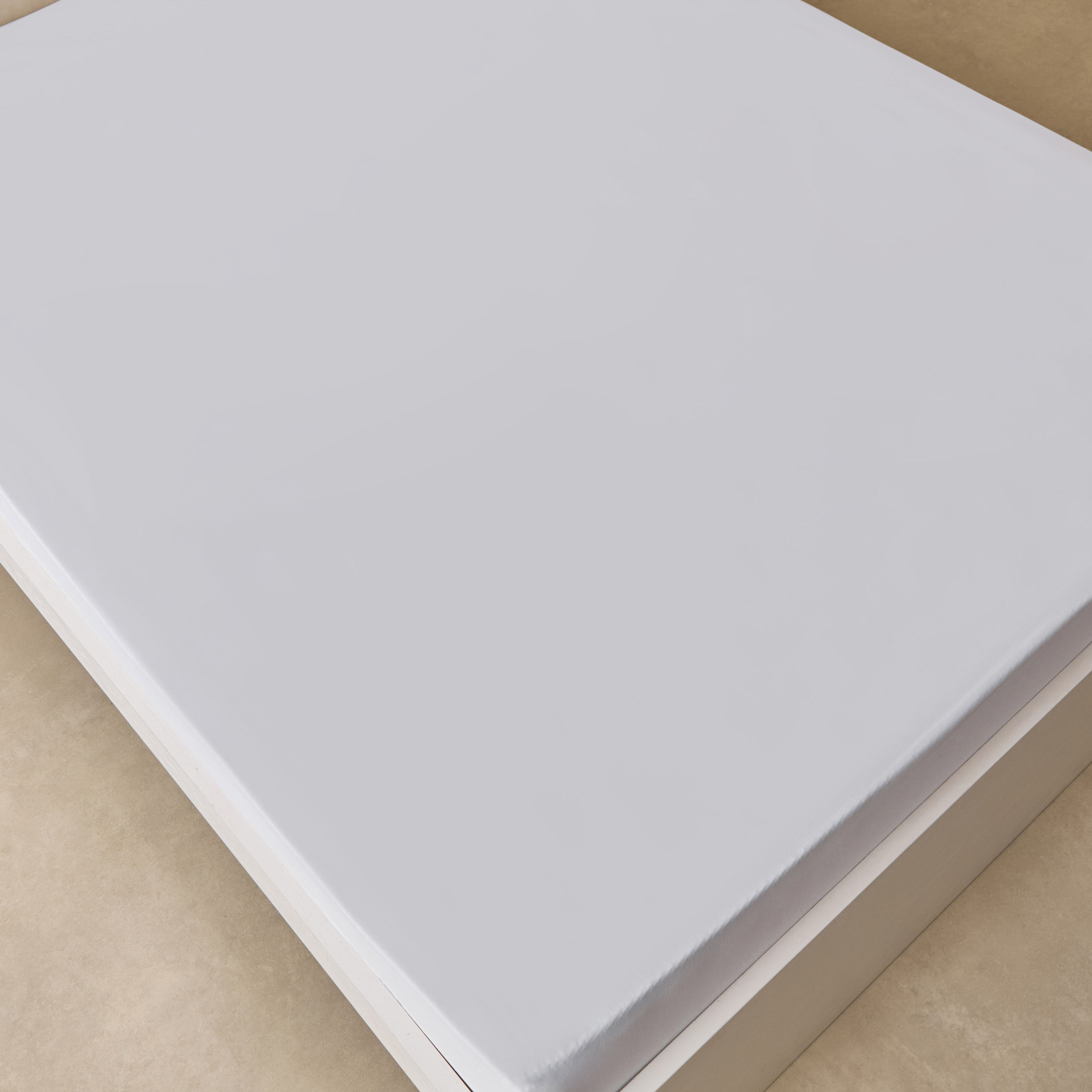 شرشف مطاطي مزدوج بولي قطن من بريستول - 140x200+25 سم-hbxhomeware-hbxbedroom-image-4