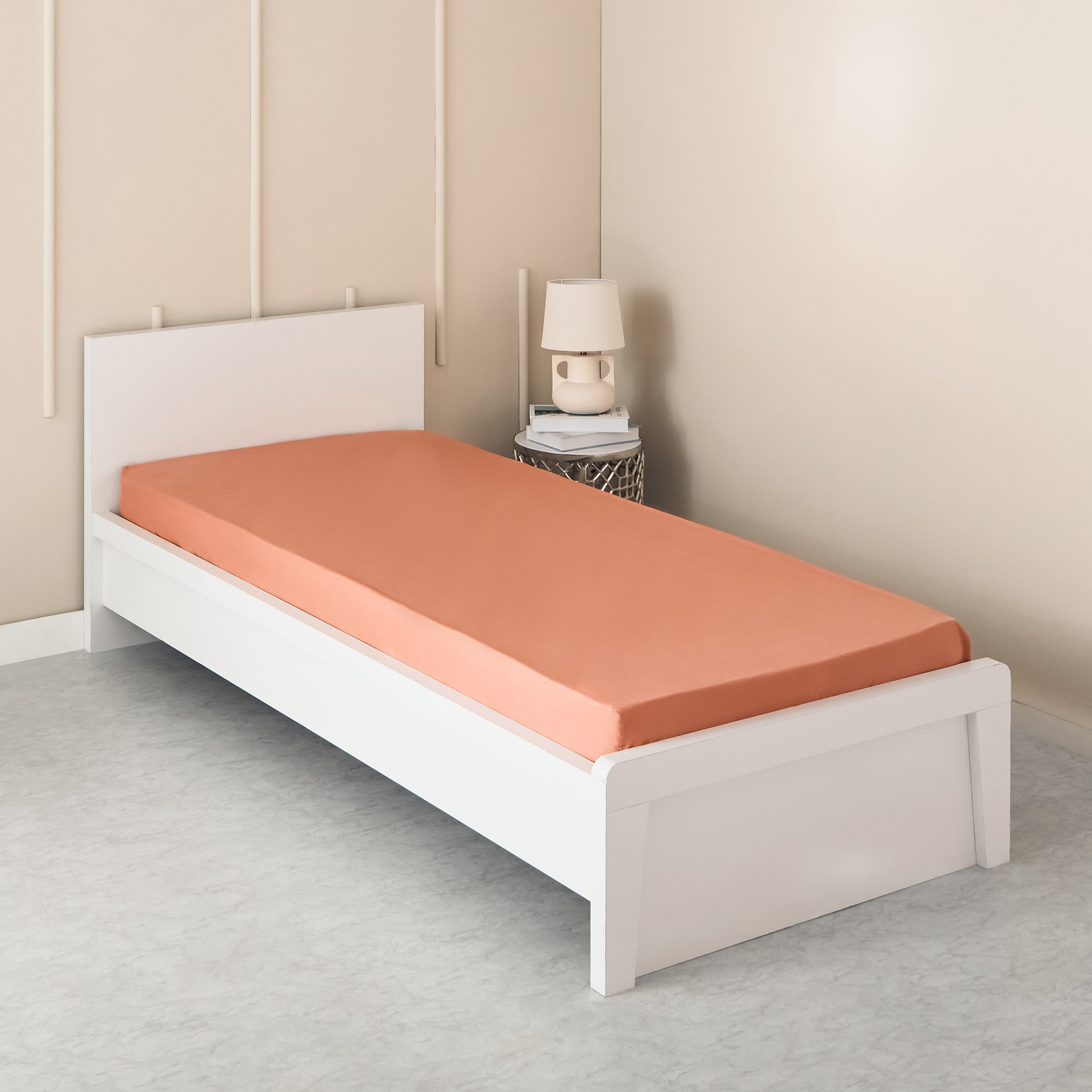 شرشف مطاطي فردي بولي قطن من بريستول - 90x200+25 سم-hbxhomeware-hbxbedroom-image-1