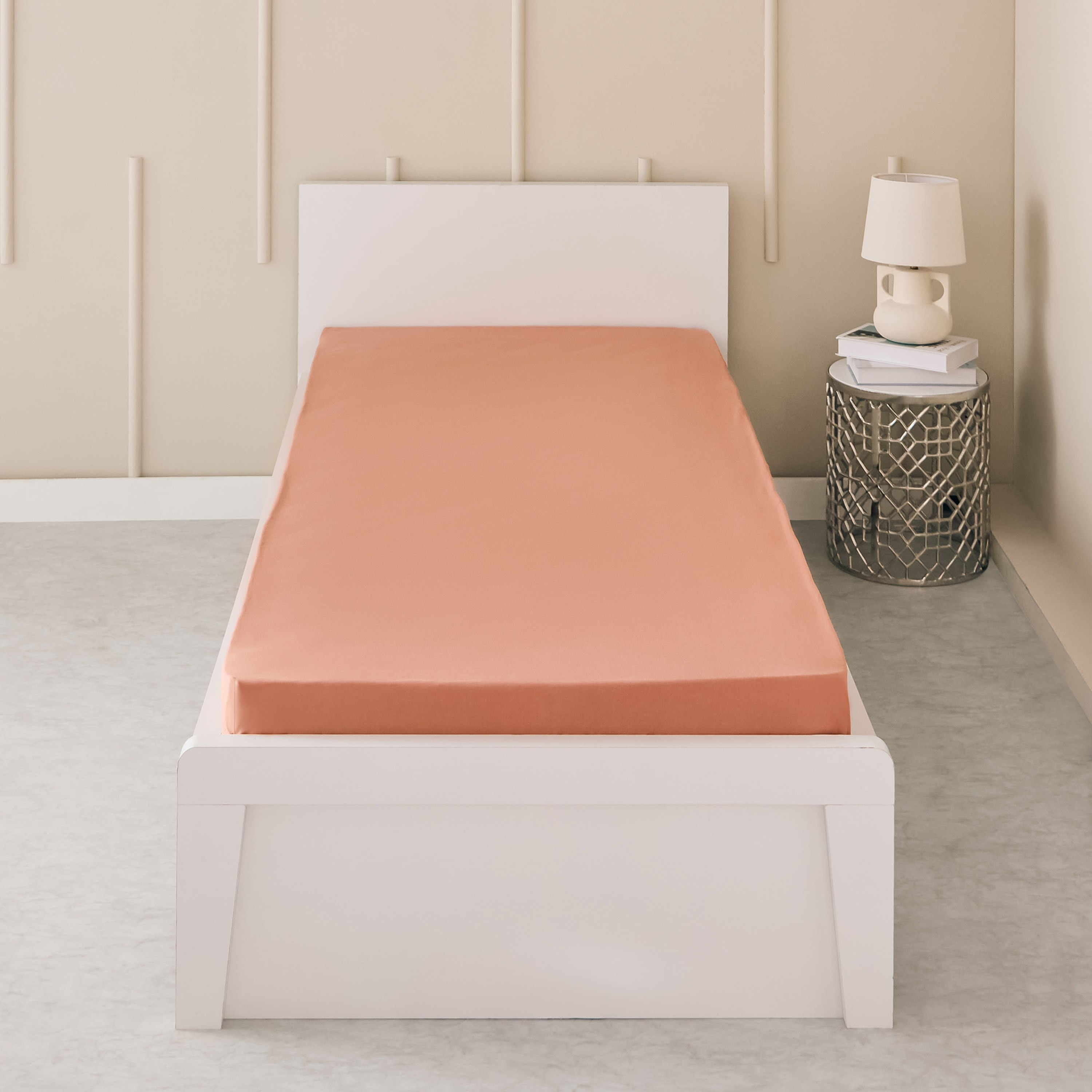 شرشف مطاطي فردي بولي قطن من بريستول - 90x200+25 سم-hbxhomeware-hbxbedroom-image-2