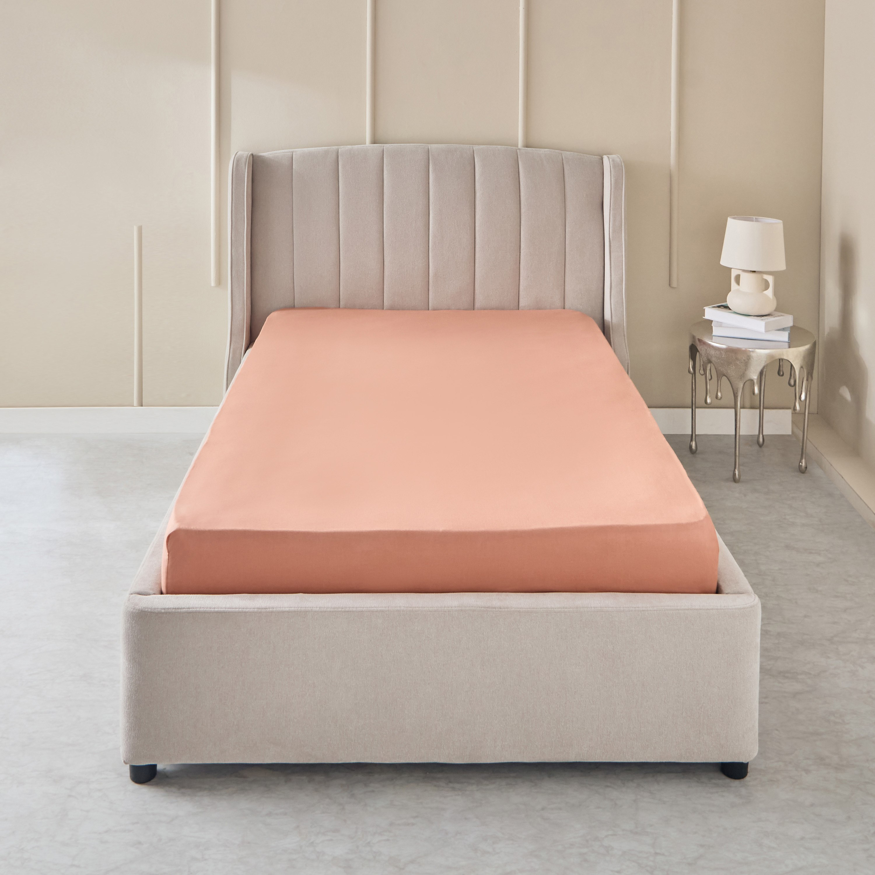 شرشف مطاطي توين بولي قطن من بريستول - 120x200+25 سم-hbxhomeware-hbxbedroom-image-2