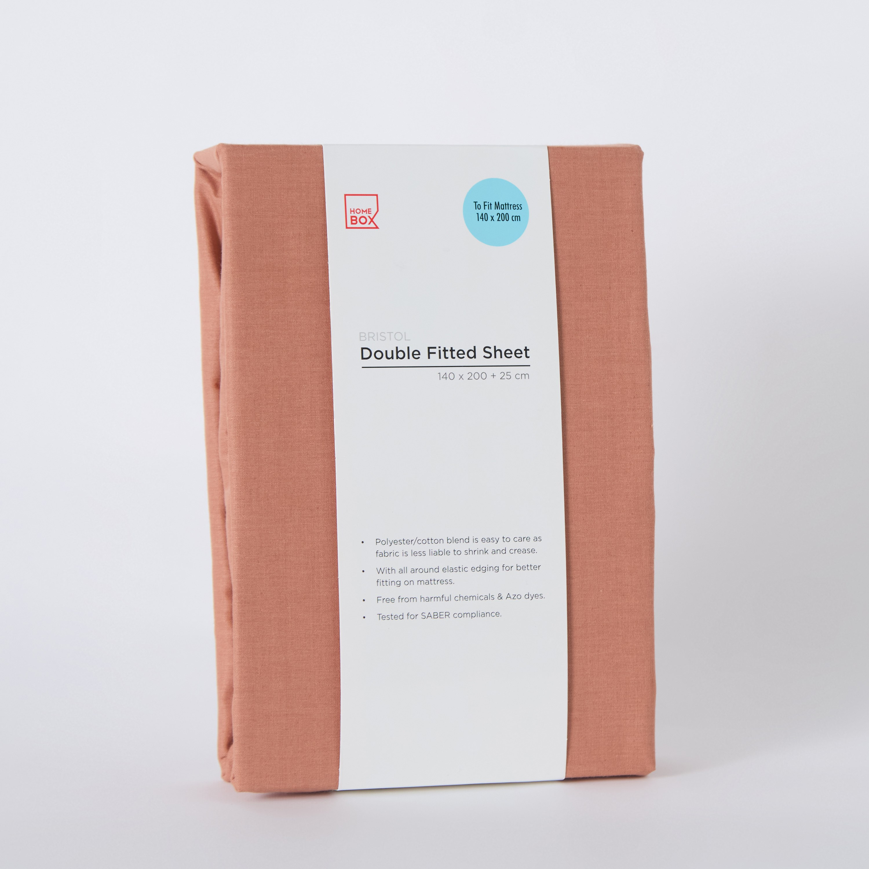 Bristol Polycotton Double Fitted Sheet - 140x200+25 cm-hbxhomeware-hbxbedroom-image-9