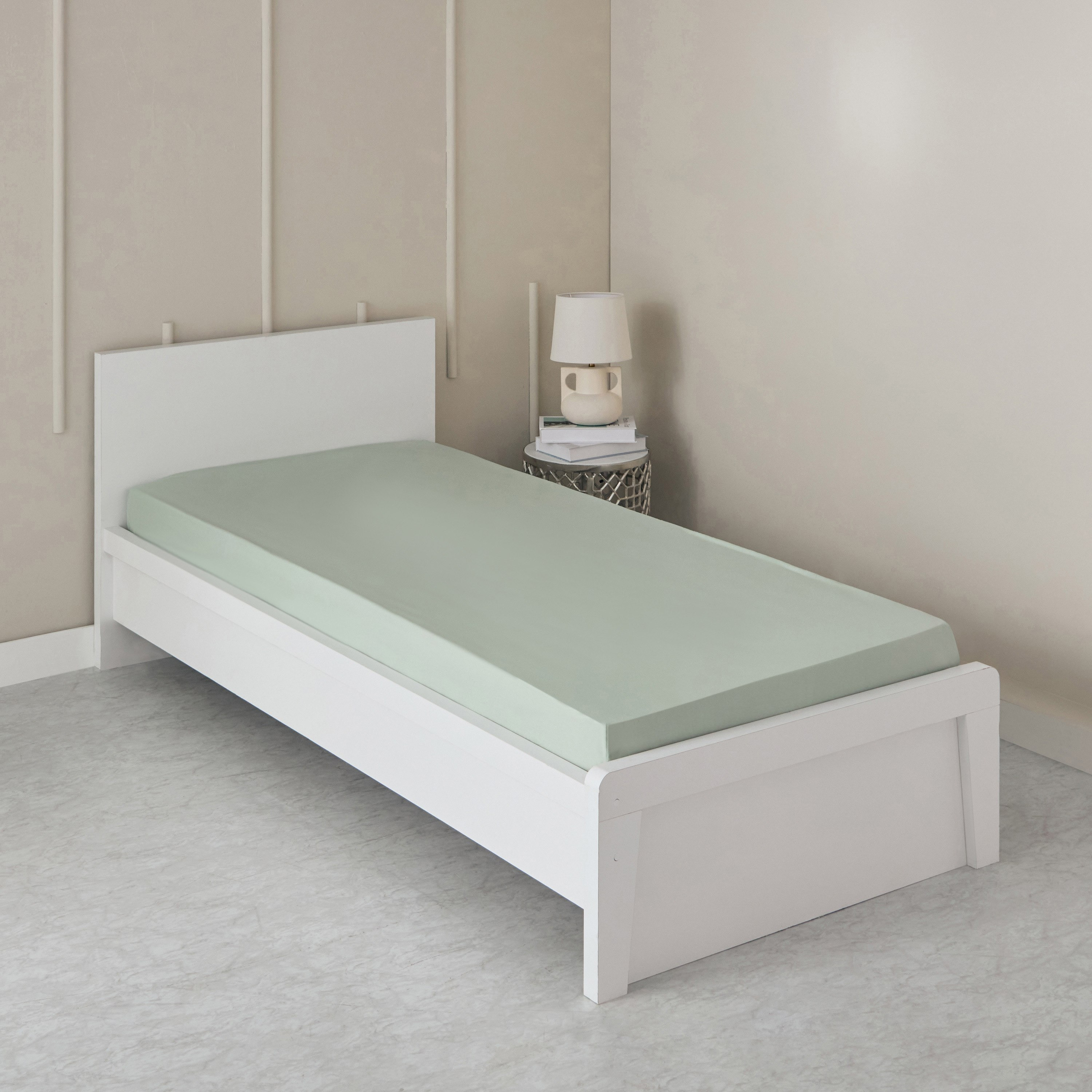 شرشف مطاطي فردي بولي قطن من بريستول - 90x200+25 سم-hbxhomeware-hbxbedroom-image-1