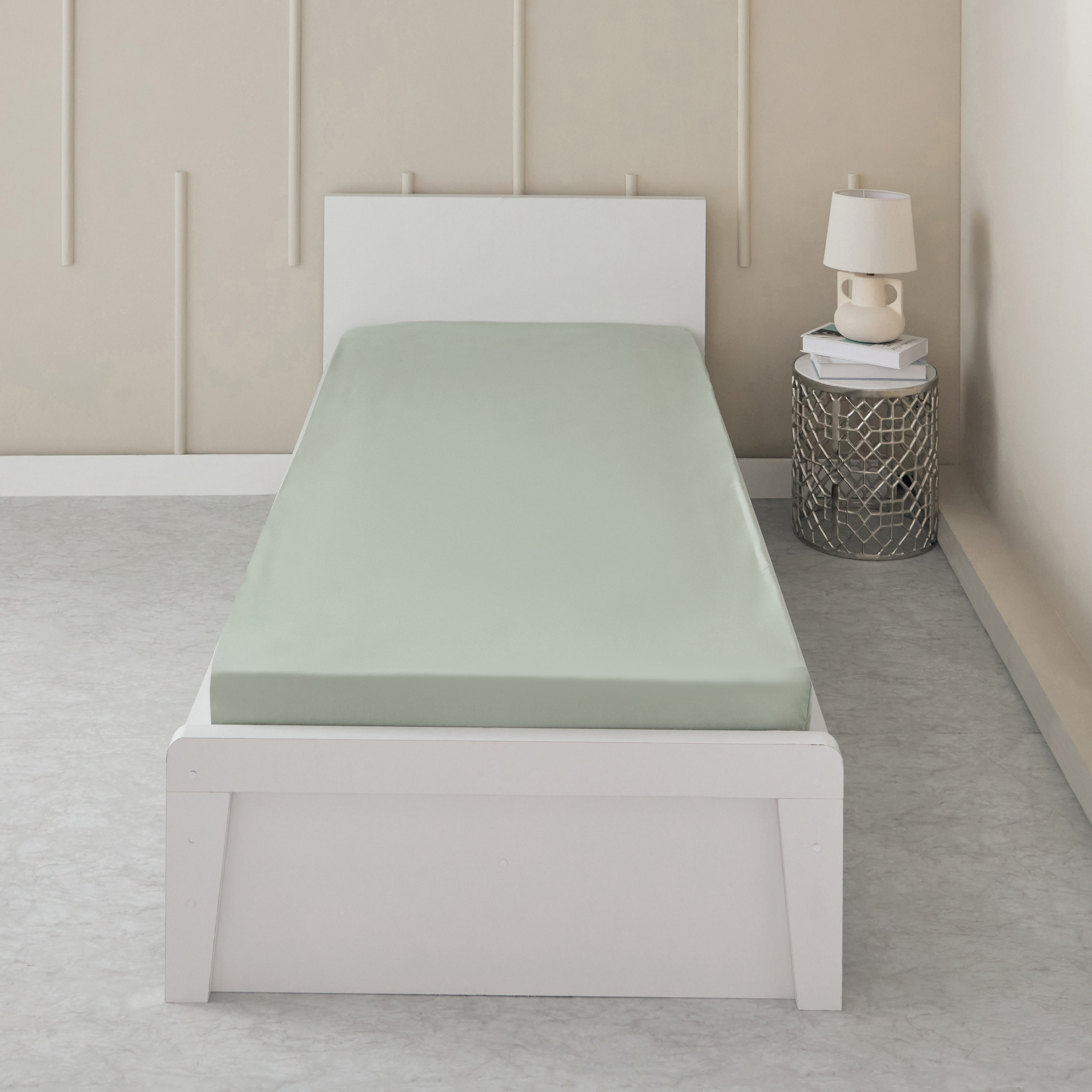 شرشف مطاطي فردي بولي قطن من بريستول - 90x200+25 سم-hbxhomeware-hbxbedroom-image-2