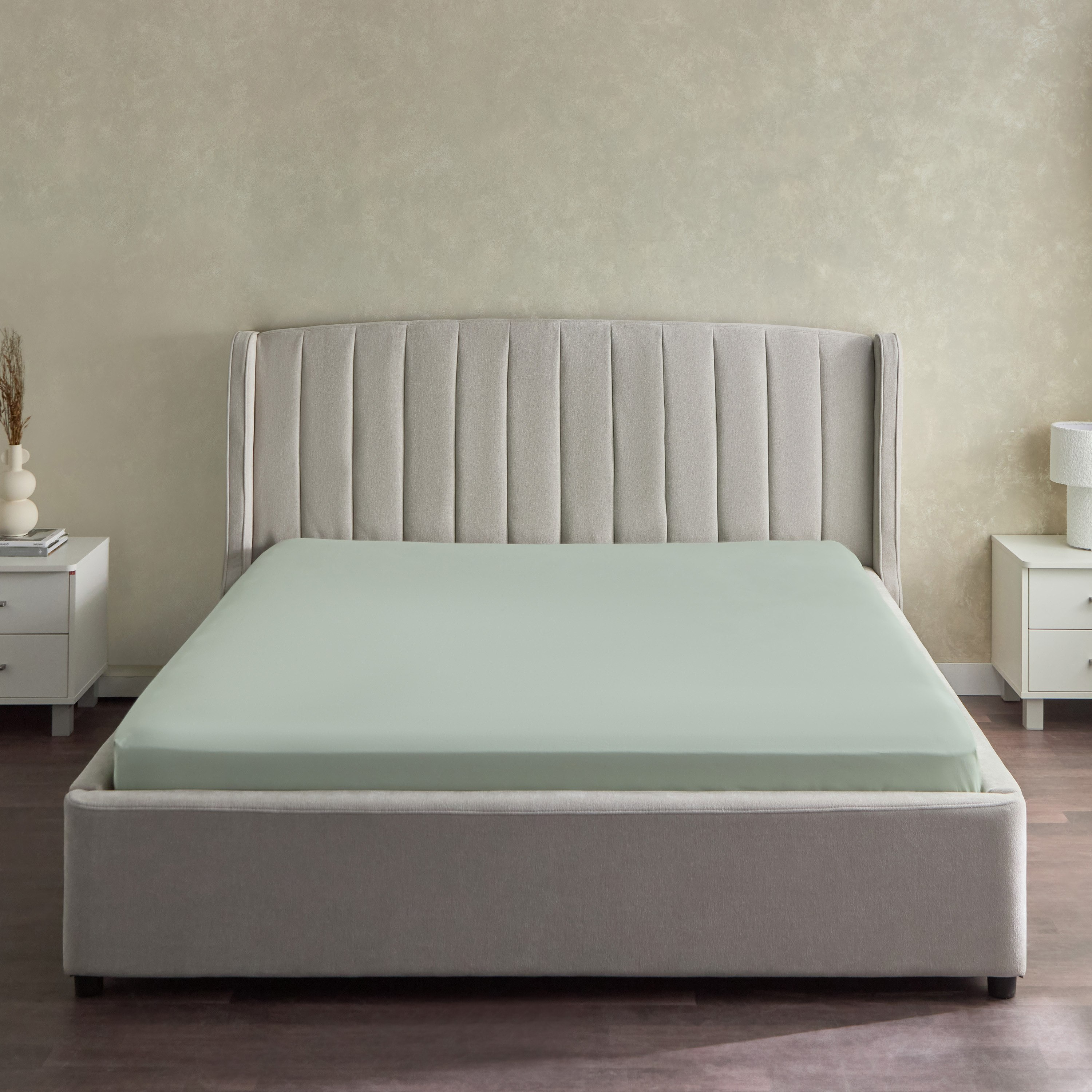 شرشف مطاطي كينج بولي قطن من بريستول - 180x200+25 سم-hbxhomeware-hbxbedroom-image-2