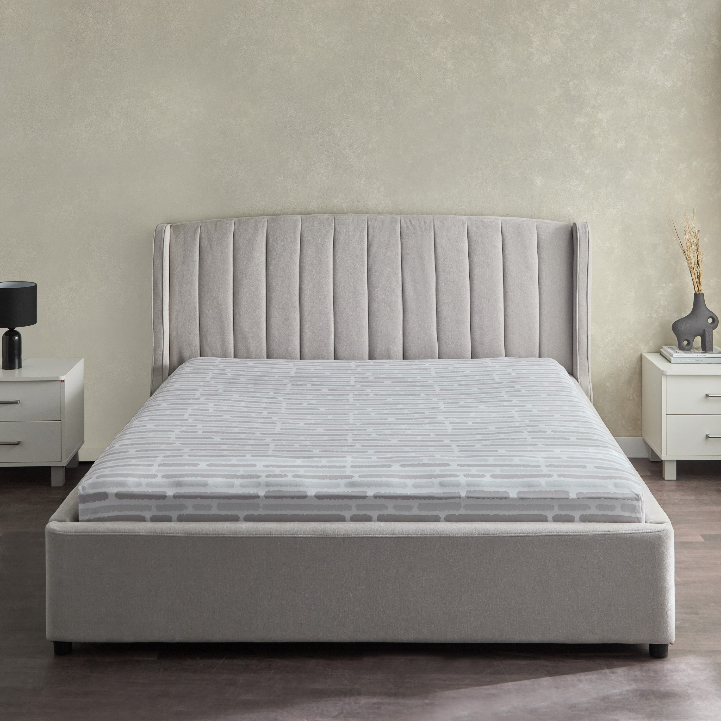 شرشف مسطح كينج بولي قطن باري من ألبانيا - 240x260 سم-hbxhomeware-hbxbedroom-image-3