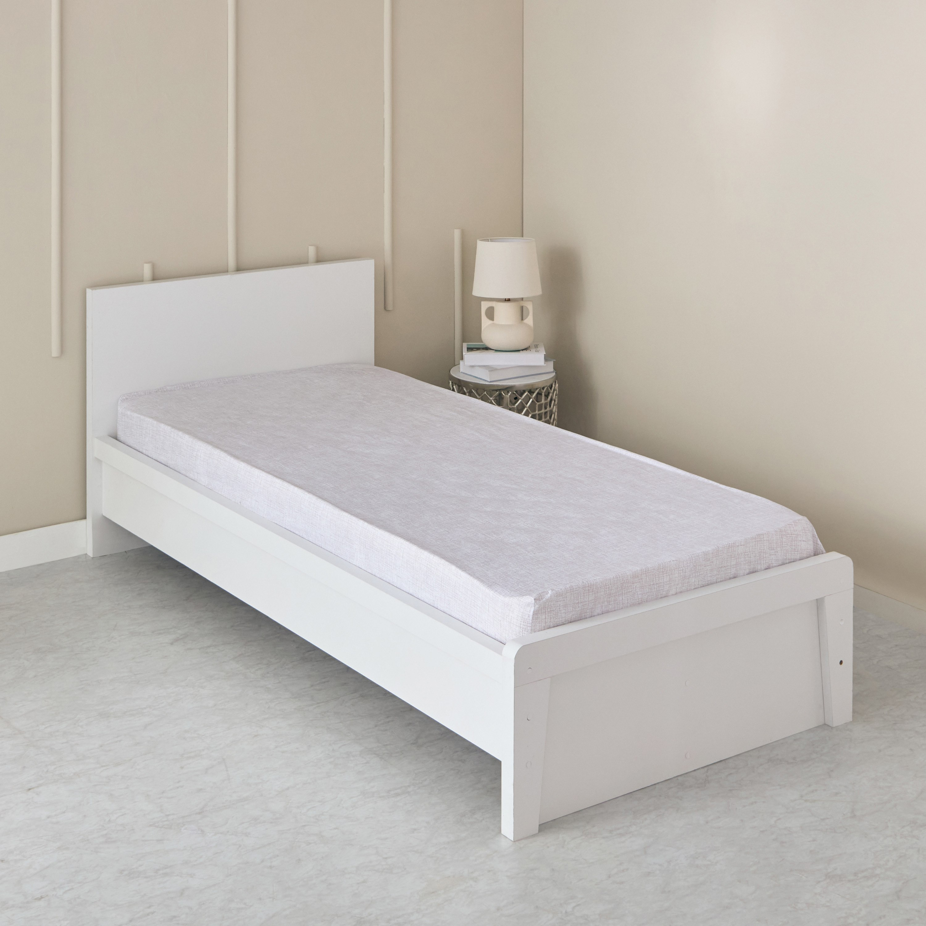 شرشف مطاطي فردي بولي قطن باري من ألبانيا - 90x200+25 سم-hbxhomeware-hbxbedroom-image-1