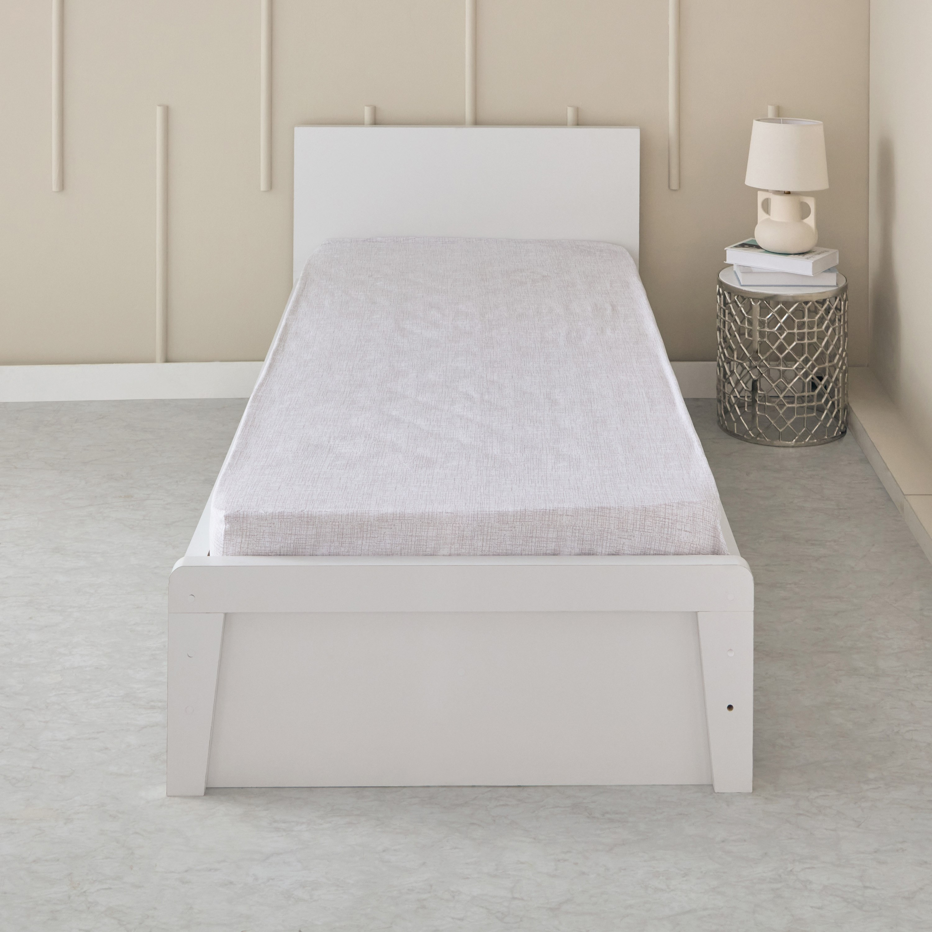 شرشف مطاطي فردي بولي قطن باري من ألبانيا - 90x200+25 سم-hbxhomeware-hbxbedroom-image-2