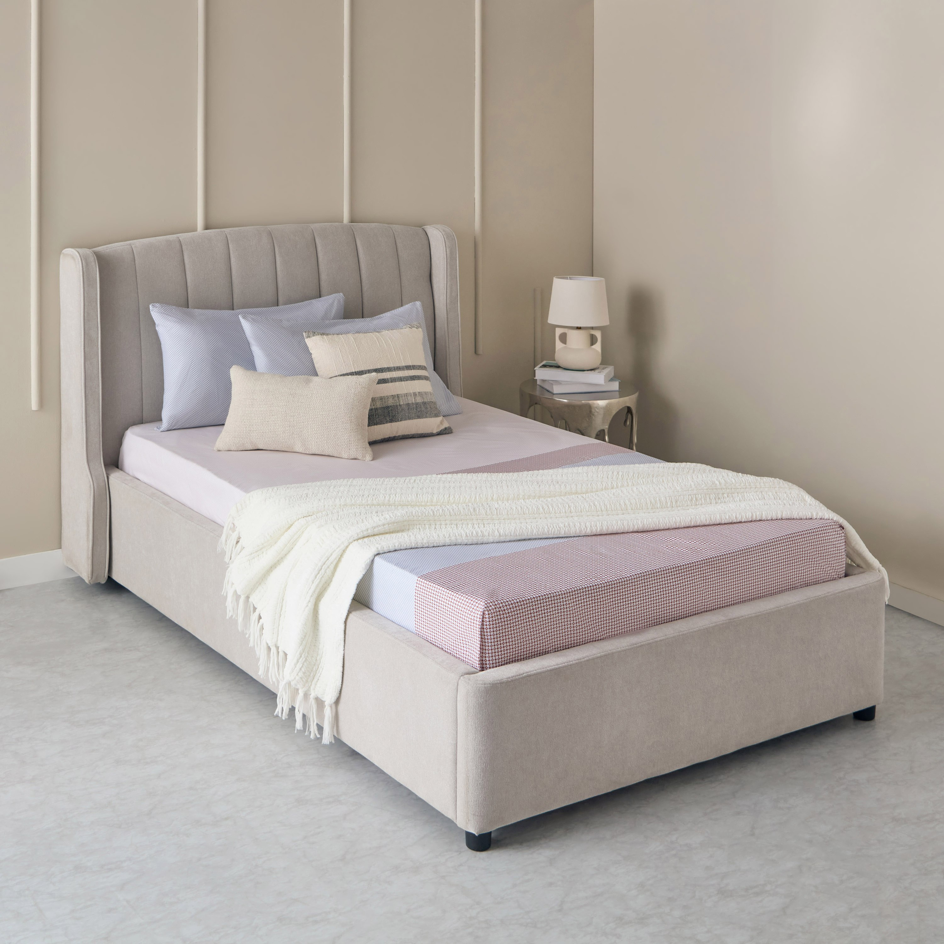 شرشف مسطح توين بولي قطن جينوا من ألبانيا - 170x260 سم-hbxhomeware-hbxbedroom-image-5