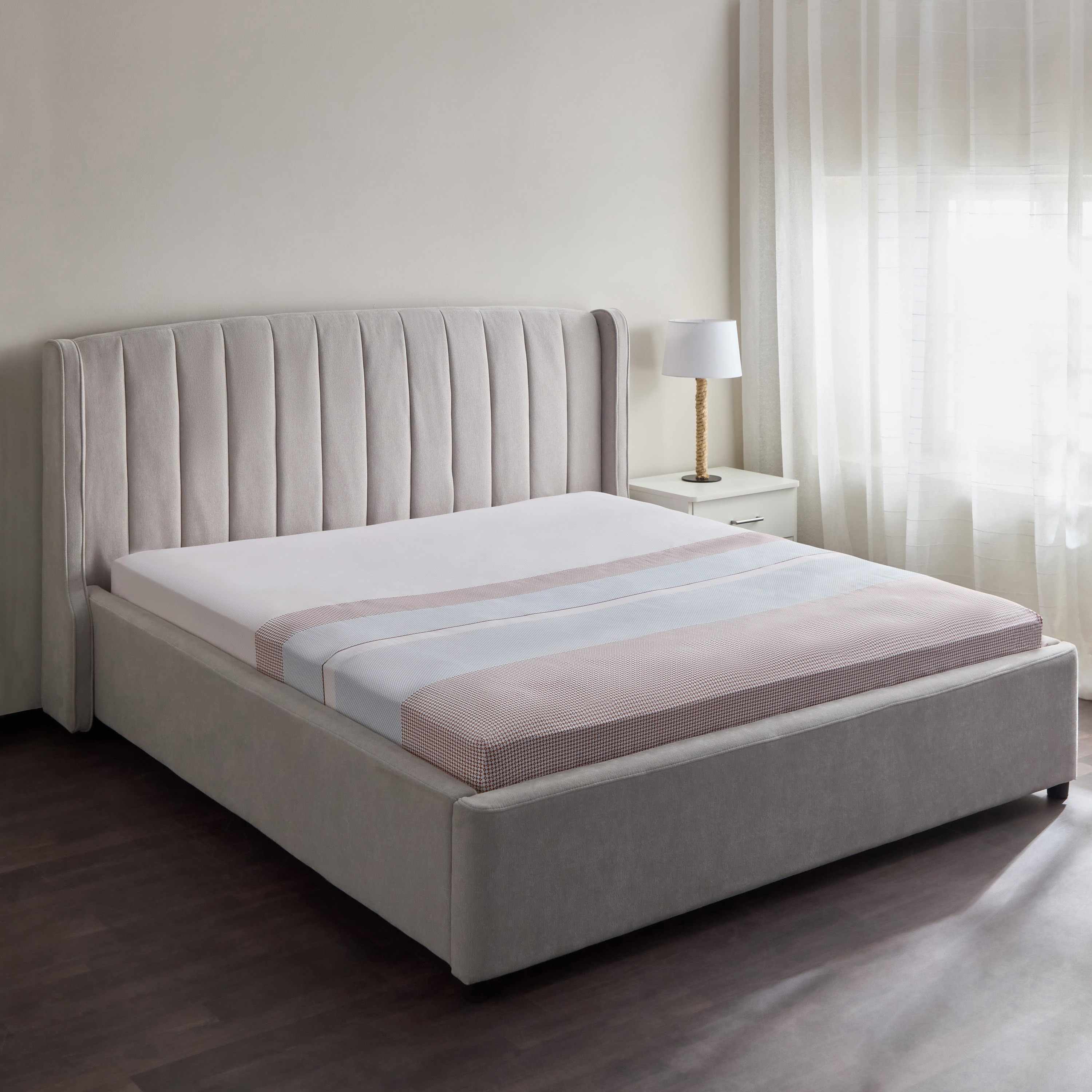 شرشف مسطح كينج بولي قطن جينوا من ألبانيا - 240x260 سم-hbxhomeware-hbxbedroom-image-2