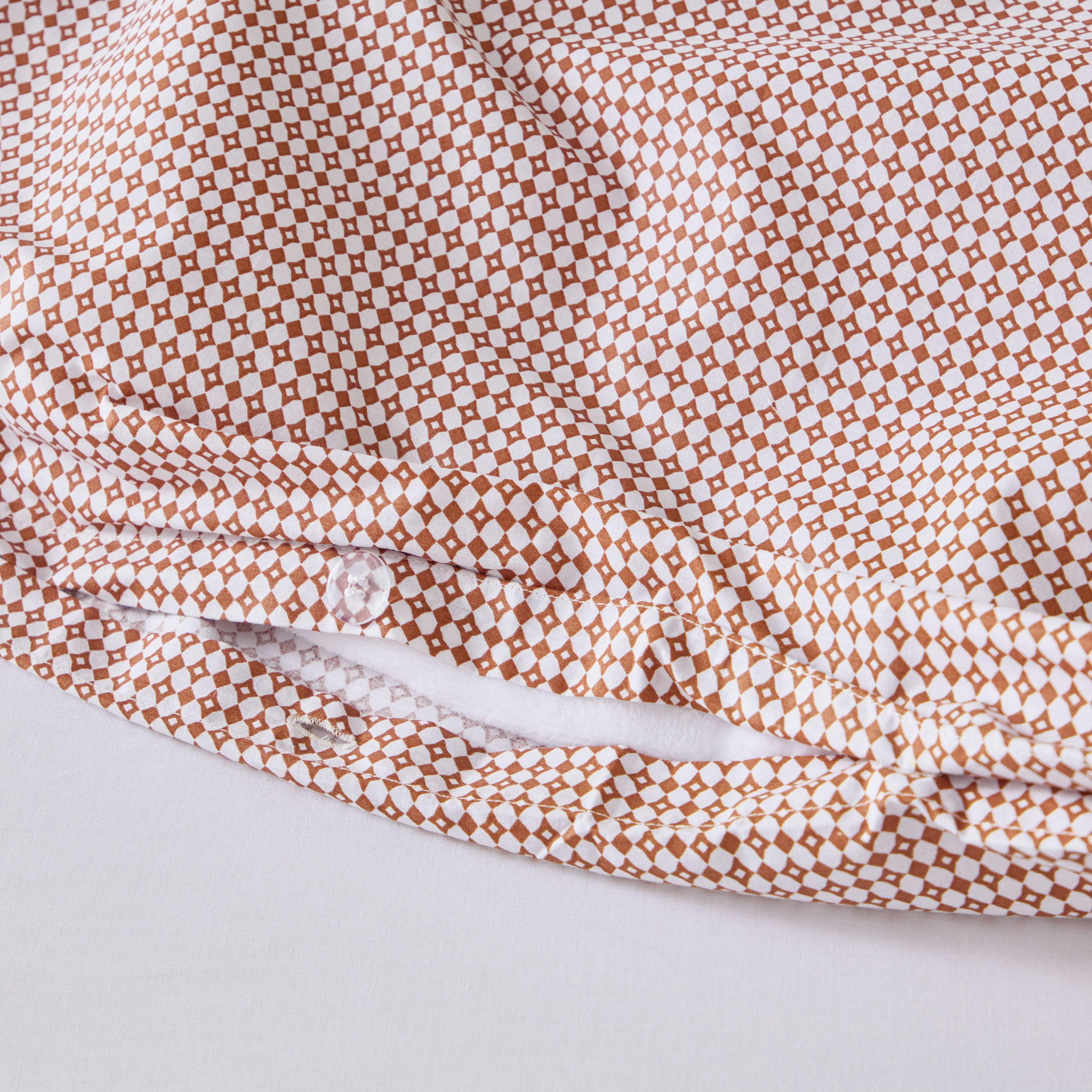 طقم غطاء لحاف فردي بولي قطن قطعتين بطبعات جنوة من ألبانيا - 135x200 سم-hbxhomeware-hbxbedroom-image-8