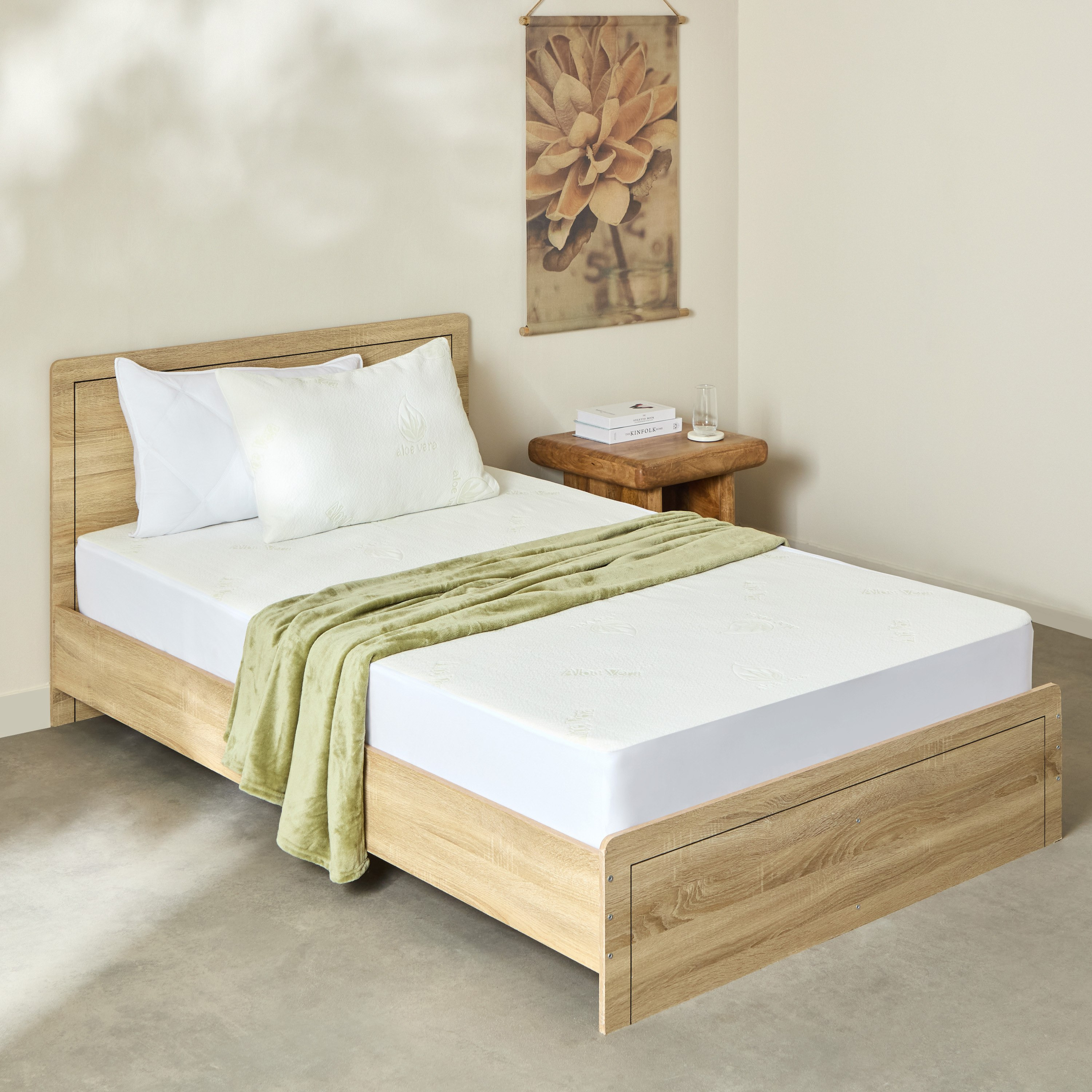واقي مرتبة مزدوجة مقاوم للماء من ألوفيرا - 120×200+33 سم-hbxhomeware-hbxdecorandfurnishings-image-7