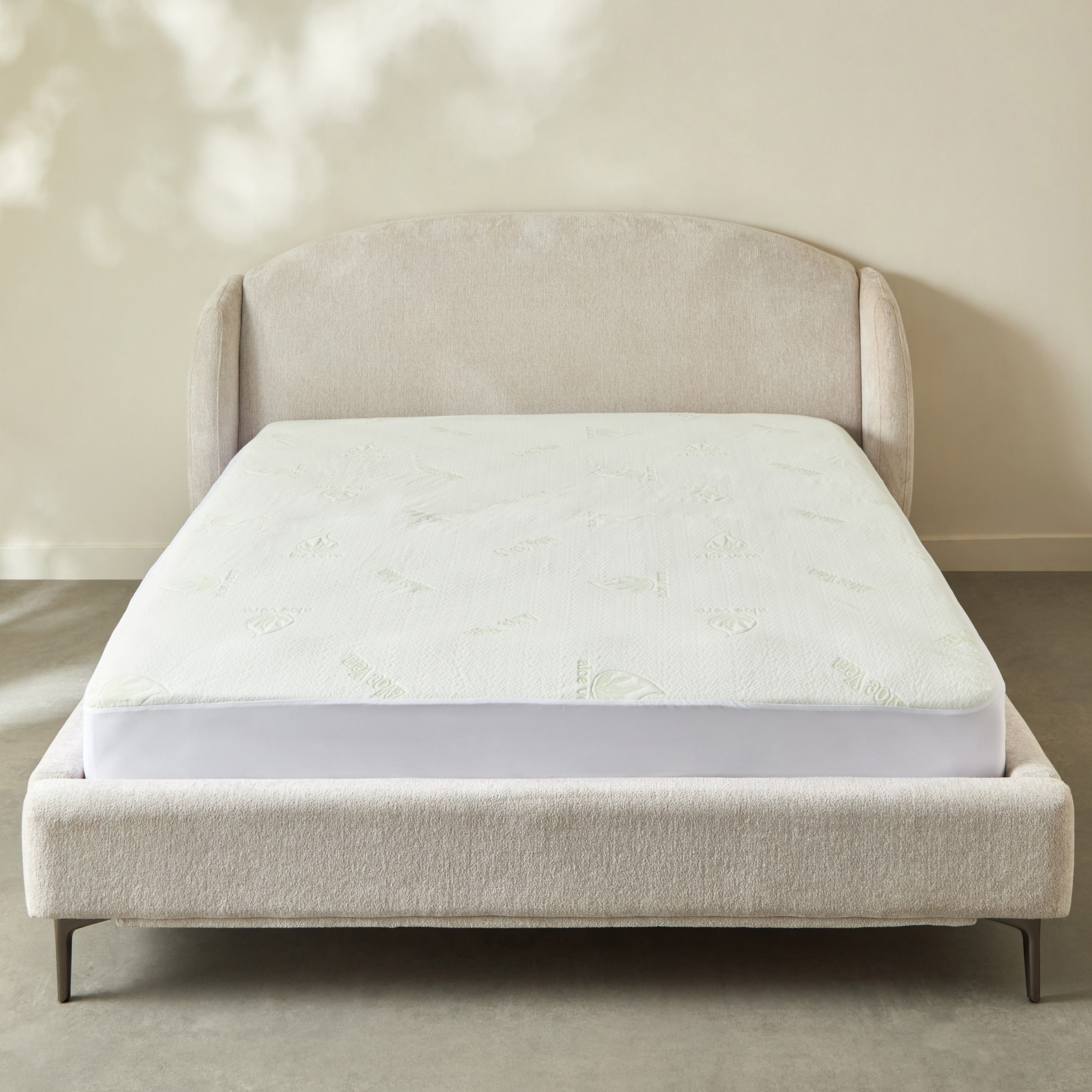 Aloevera Waterproof Olympic Queen Mattress Protector - 160x200+33 cm-PROMO_HB_AE_B2G2_011025-image-2