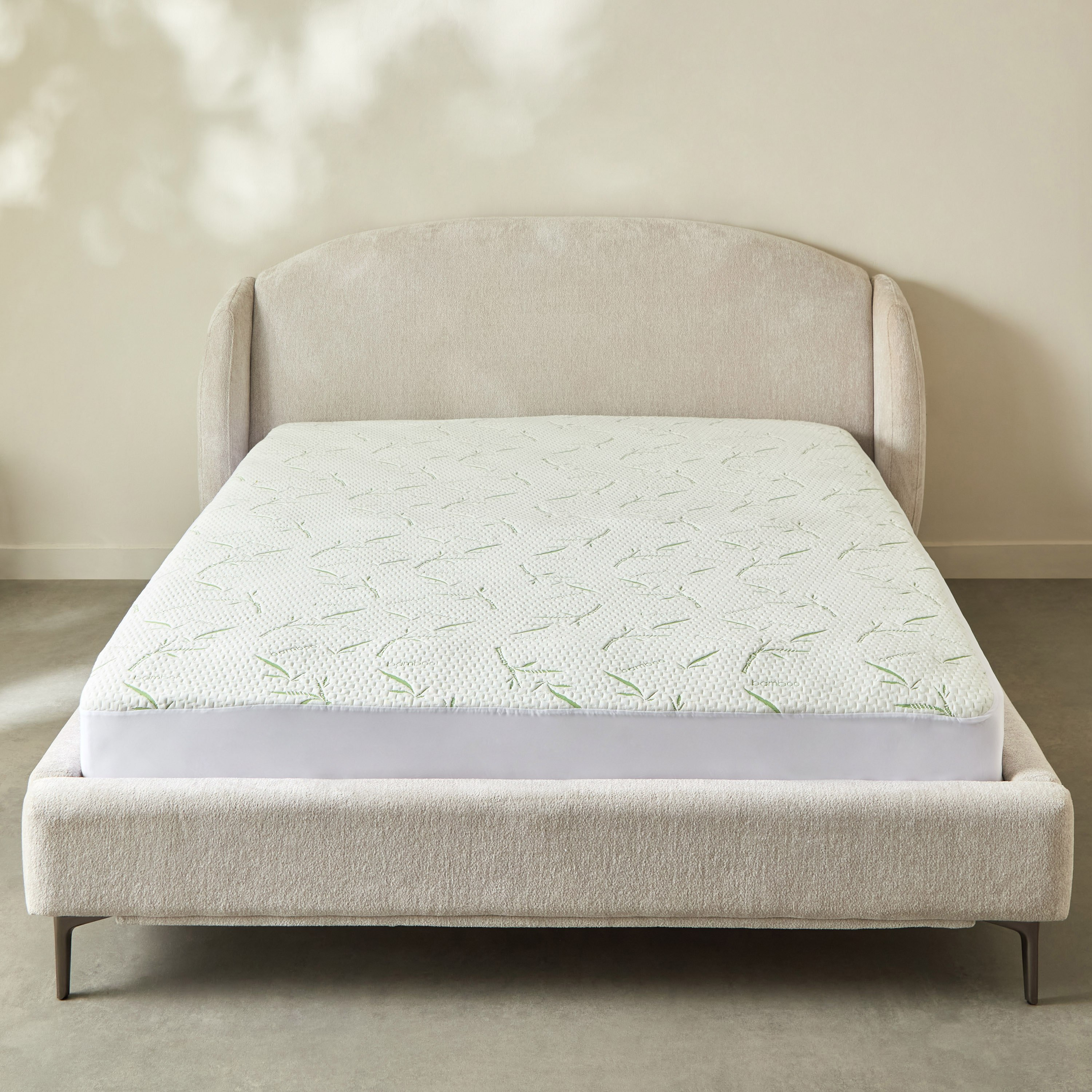 Bamboo Waterproof Queen Mattress Protector - 150x200+33 cm-PROMO_HB_AE_B2G2_011025-image-2