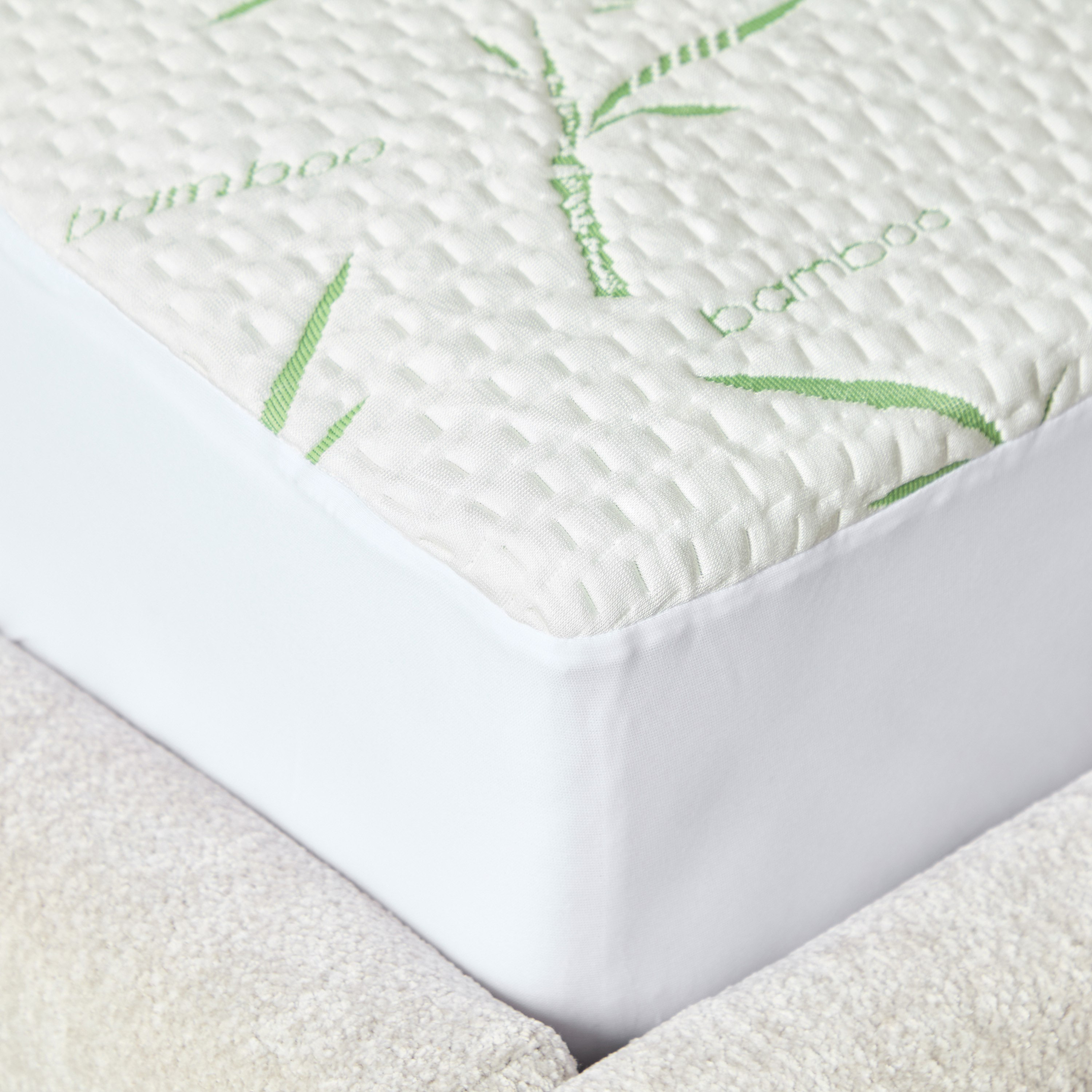 Bamboo Waterproof Olympic Queen Mattress Protector - 160X200+33 cm-hbxhomeware-hbxdecorandfurnishings-image-5